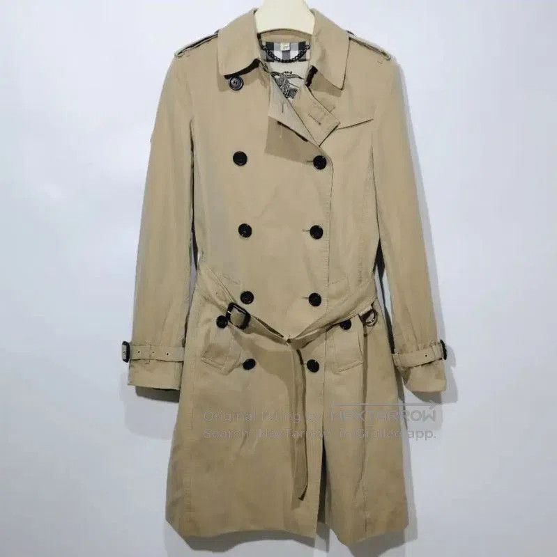 Burberry Burberry Khaki Cotton Women's Trench Coat. Size S / US 4 / IT 40 - 1 Thumbnail