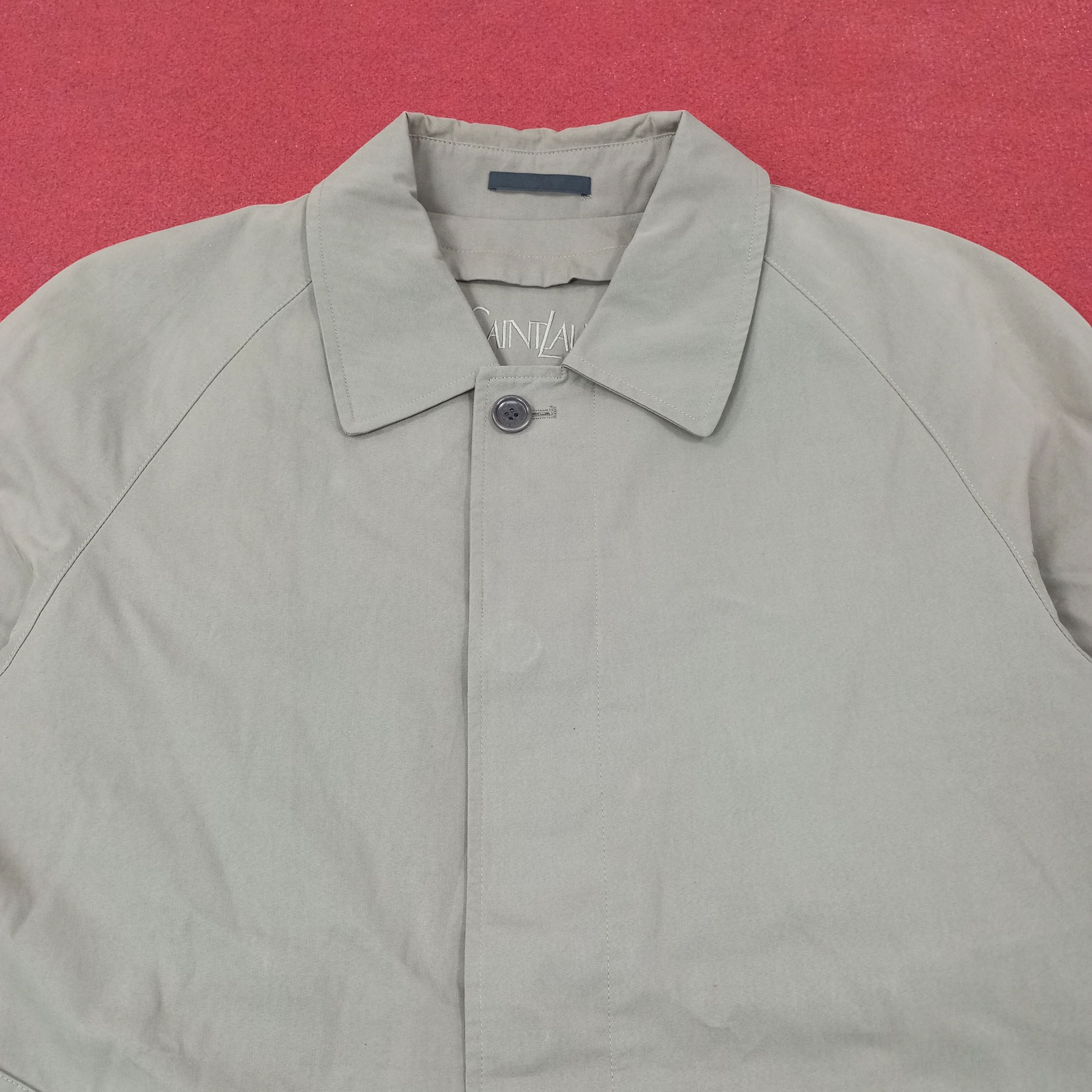 Yves Saint Laurent Yves Saint Laurent Fashion Brand Trench Jacket c250n8 Size US L / EU 52-54 / 3 - 2 Thumbnail