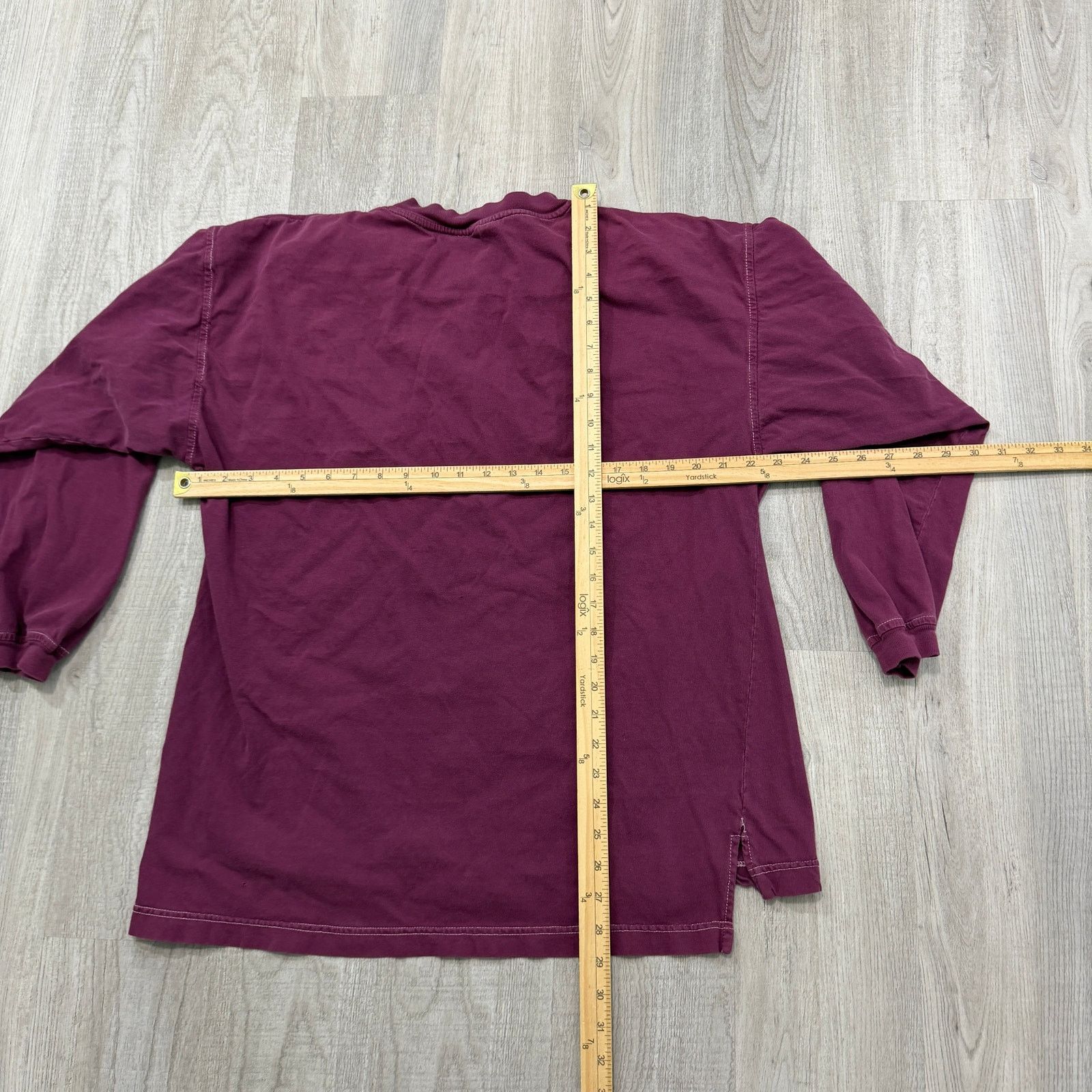 Vintage Vintage Gitano Henley Shirt Men's Extra Large Maroon Red 90s Size US XL / EU 56 / 4 - 9 Thumbnail