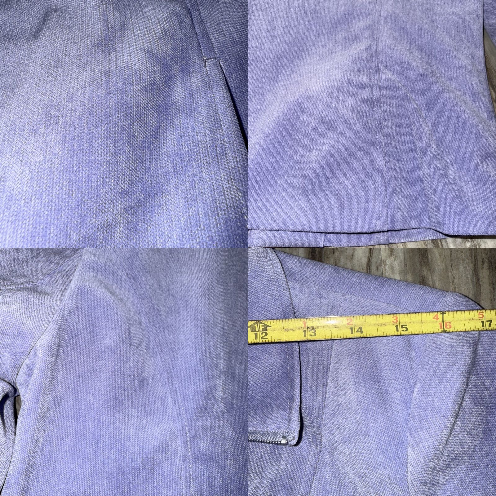 Vintage VINTAGE Dressbarn Jacket Women's Lined Short-Mid Lavender Purple Sz S Shoulder Pads Zip Crew? Size S / US 4 / IT 40 - 8 Thumbnail