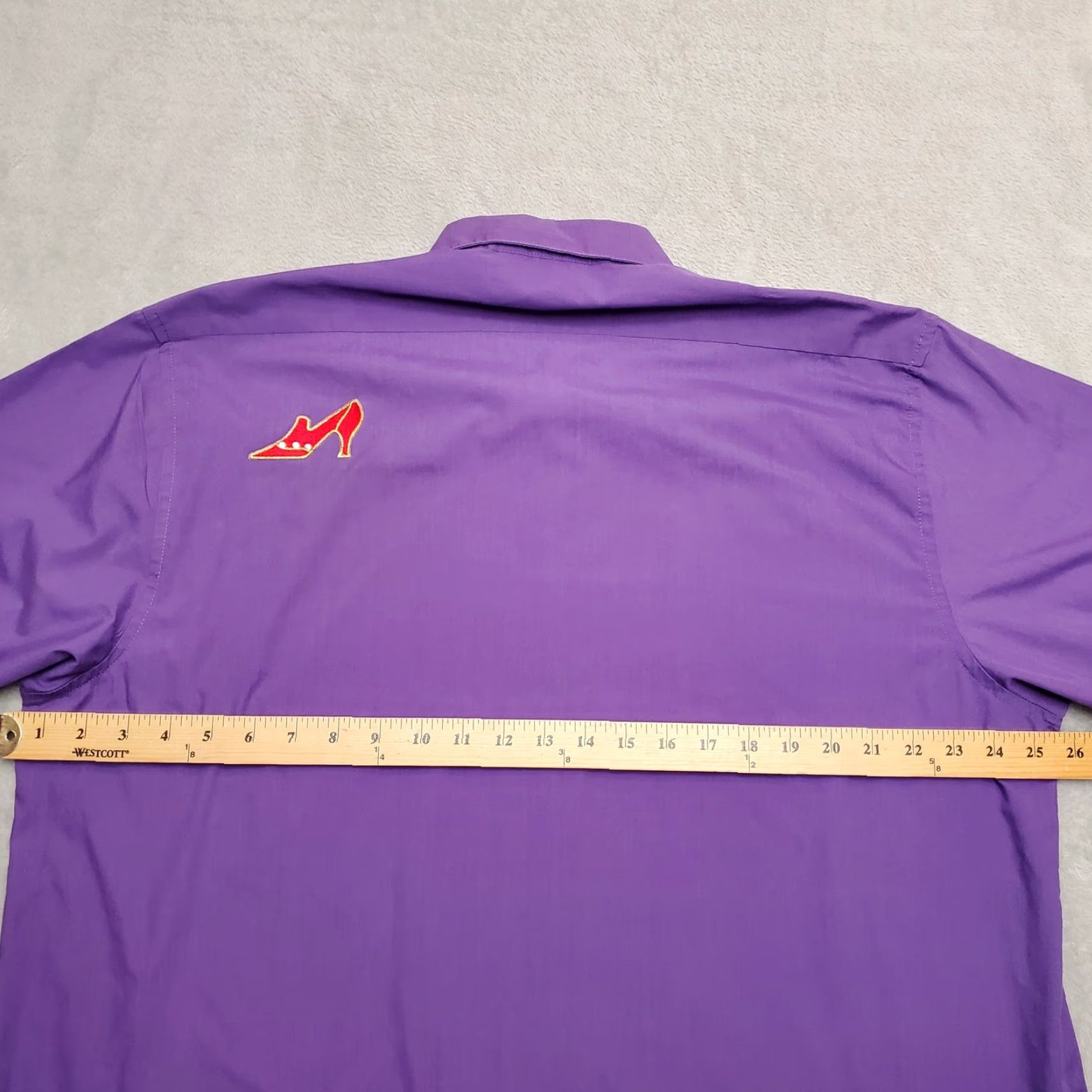 Vintage H&J Shirt Womens XL Purple Casual chic Whimsical Embroidered Button-Up Vintage Size XL / US 12-14 / IT 48-50 - 4 Thumbnail