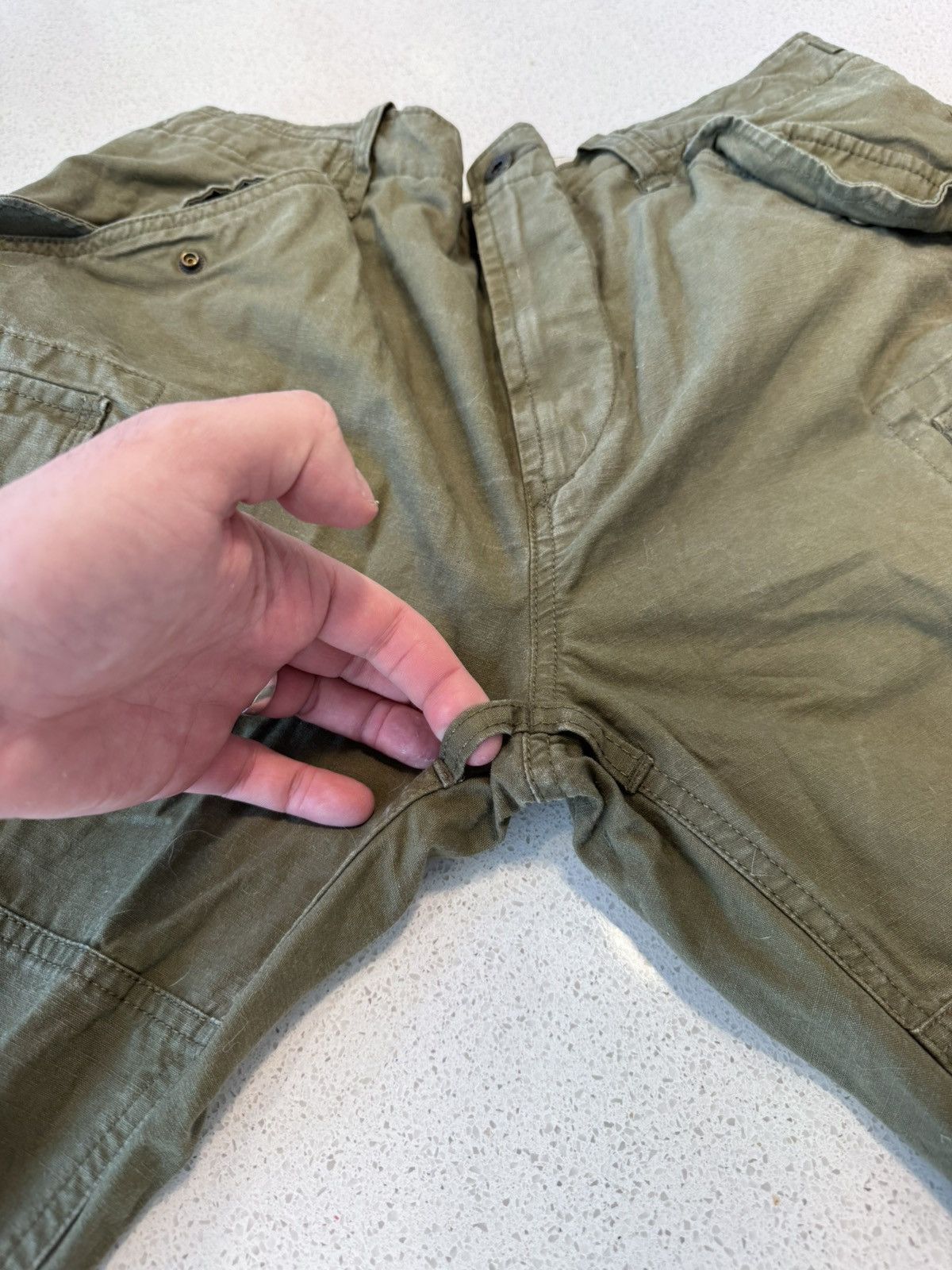 Polo Ralph Lauren Polo Ralph Lauren Olive Green/Drab Cargo Pants Size US 35 - 8 Thumbnail