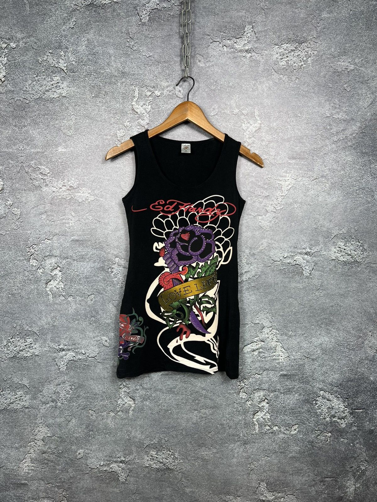 Ed Hardy Vintage Ed Hardy by Christian Audigier Slim Fit Tank Top Size US S / EU 44-46 / 1 - 1 Thumbnail