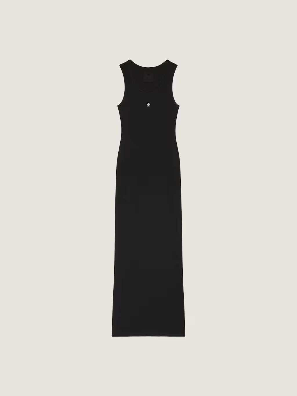 Givenchy o1w1db10326 Rib Tank Dress in Black Size S / US 4 / IT 40 - 1 Thumbnail