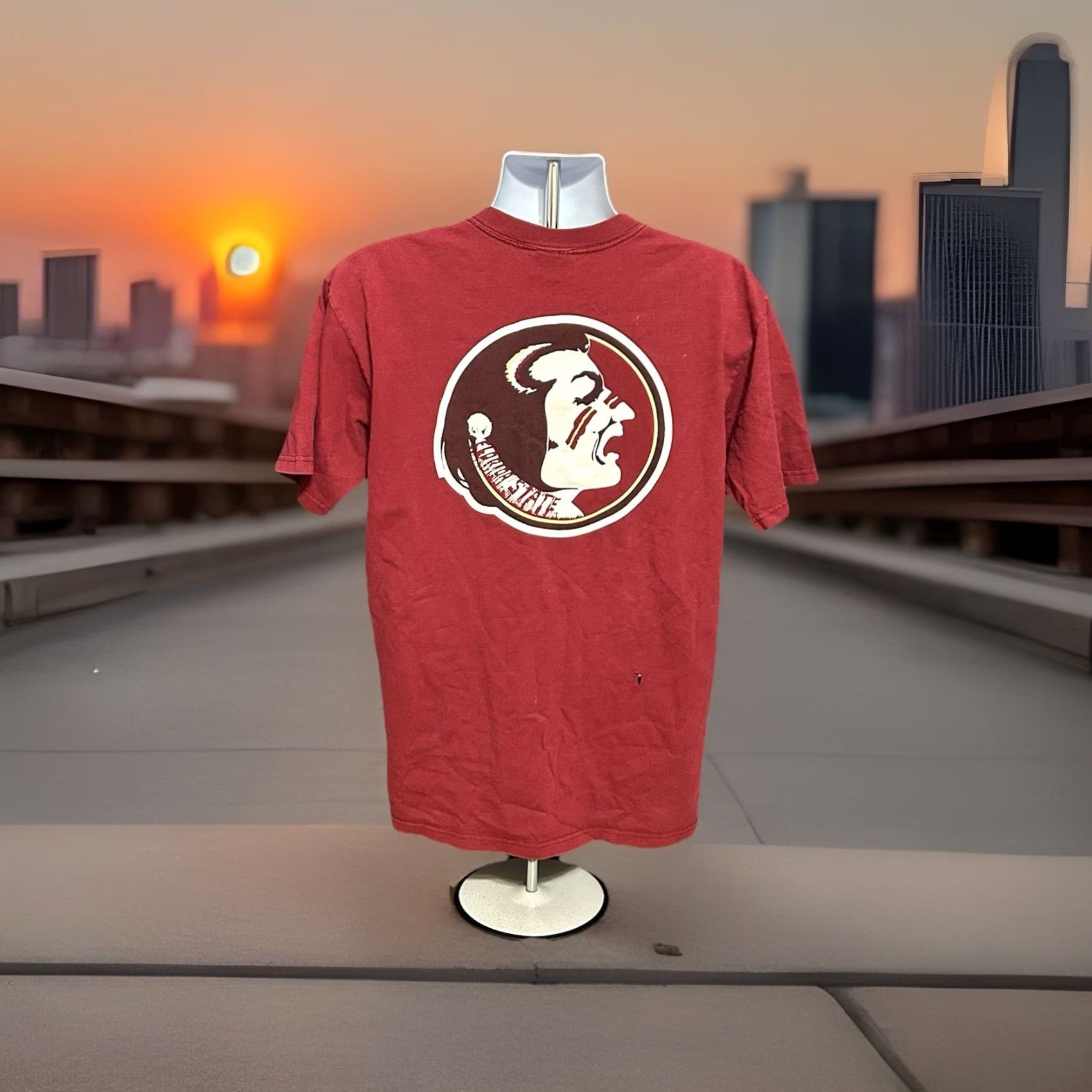 Nike VINTAGE Nike Florida State Seminoles Shirt Men Medium Double Sided Swoosh Nike T-Shirt Size US M / EU 48-50 / 2 - 5 Thumbnail
