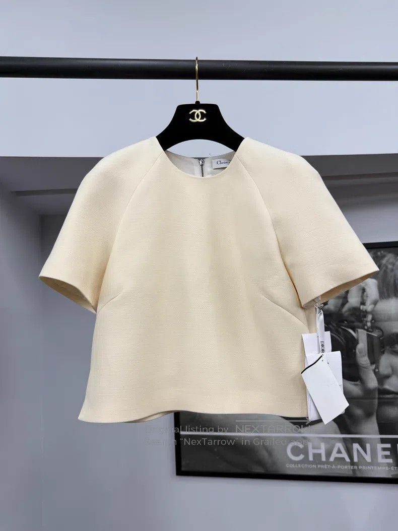 Dior Dior Beige short sleeves Size XXS / US 00 / IT 34 - 1 Thumbnail
