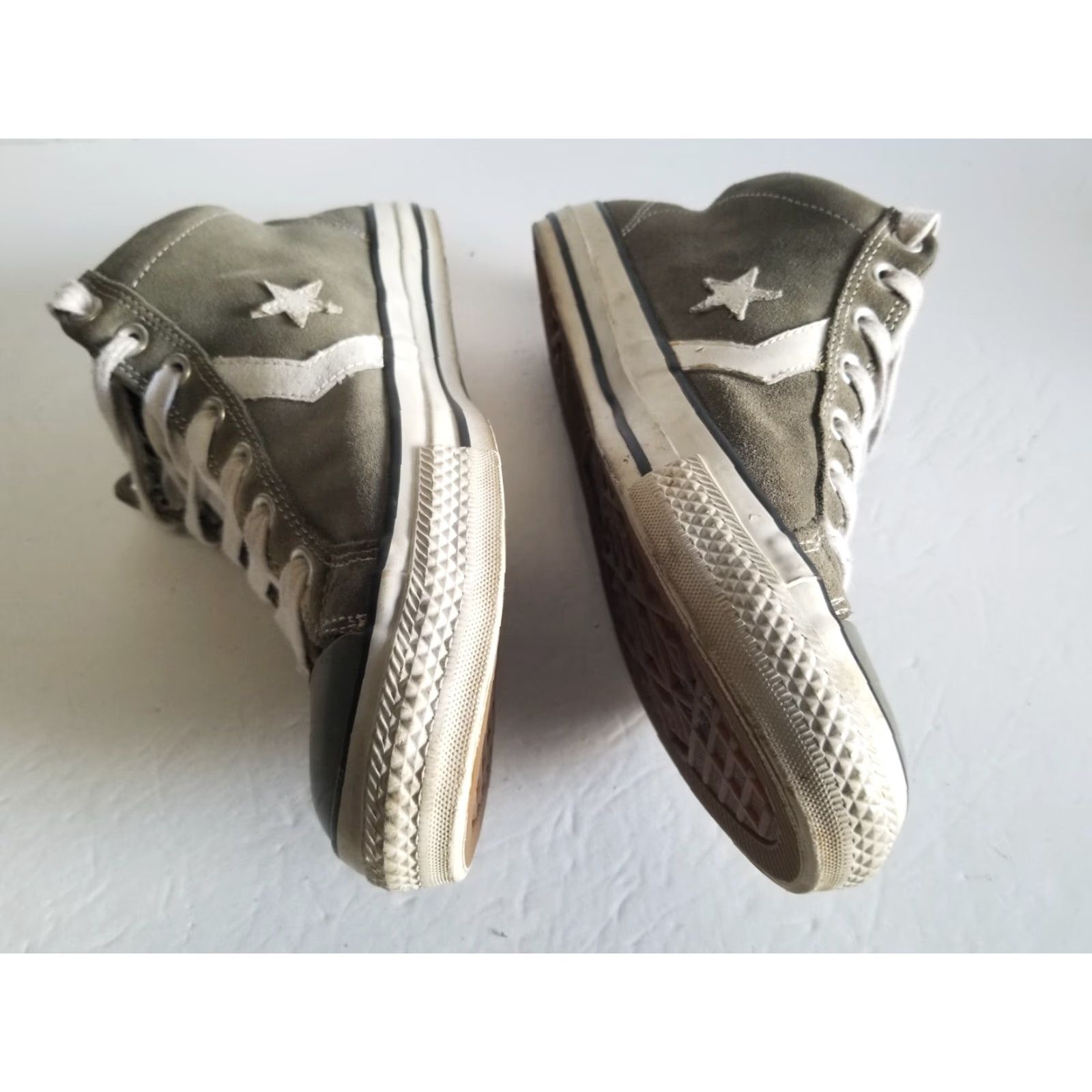 Converse Converse All Star Kenny Anderson Skate Shoes Gray 8.5 Men's Hi Top Converse Kenny Anderson Sneaker 80s Colorful Canvas Shoes Mens Size US M / EU 48-50 / 2 - 7 Thumbnail