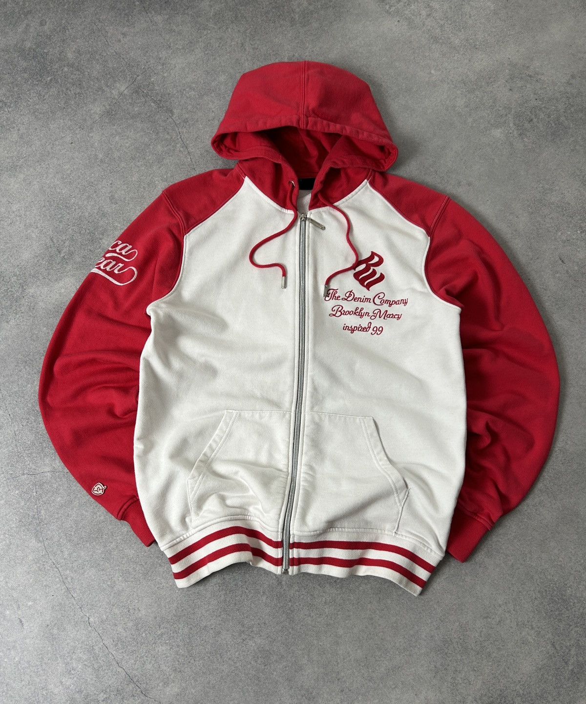 Rocawear Vintage Rocawear baggy big logo zip-hoodies mens Size US L / EU 52-54 / 3 - 2 Thumbnail
