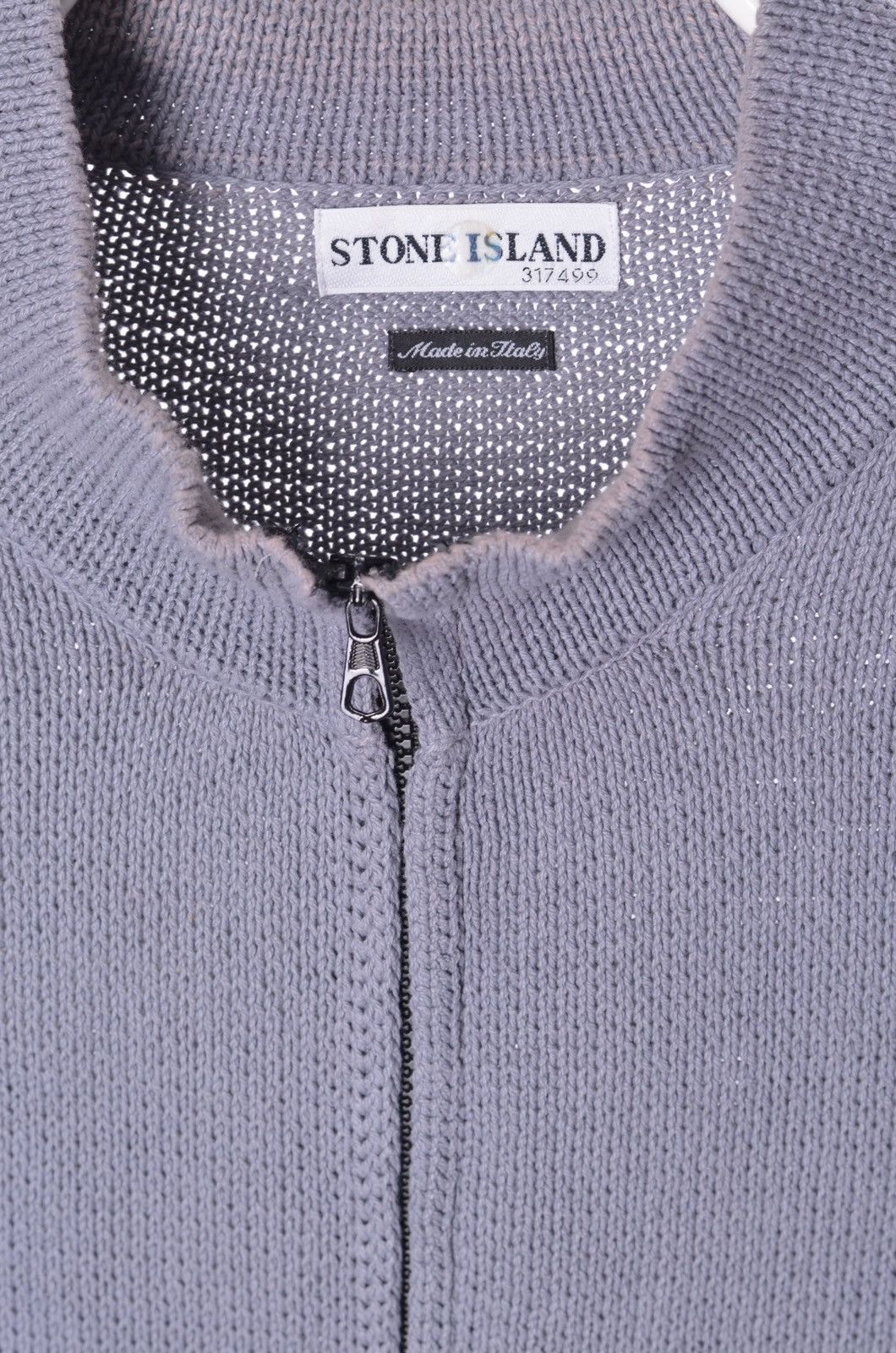 Stone Island Stone Island 2002 Vintage Cotton Zip Up Knit Size US XXL / EU 58 / 5 - 3 Thumbnail