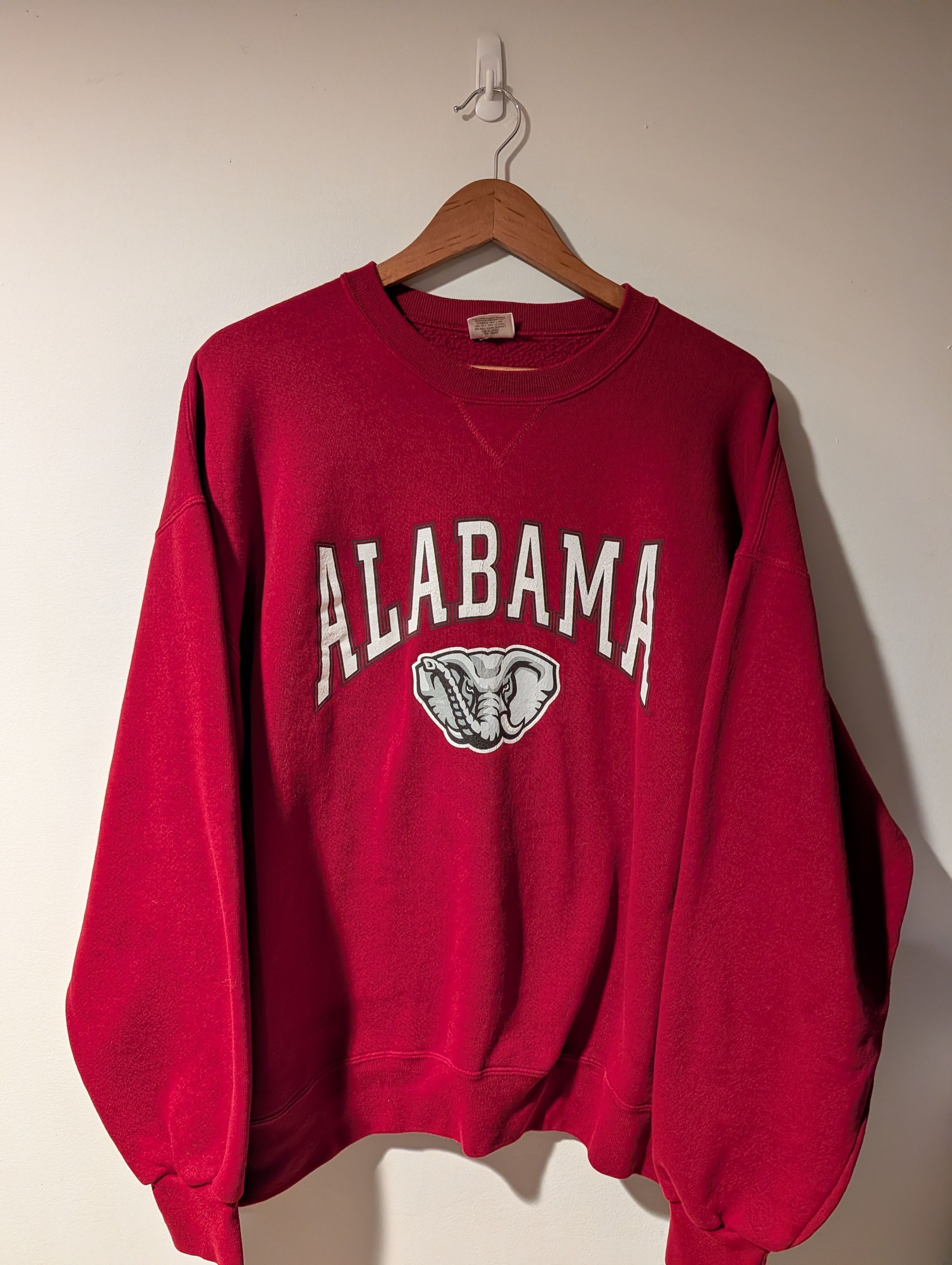 NCAA Vtg Alabama Crimson Tide MJ Soffe Sweatshirt Crimson NCAA Size US XL / EU 56 / 4 - 1 Thumbnail