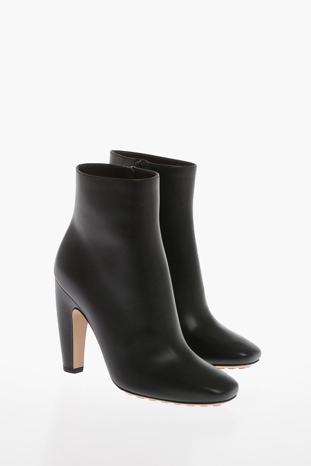 Bottega Veneta og1mm0825 Leather Pompei Booties in Black Size US 5 / IT 35 - 2 Thumbnail