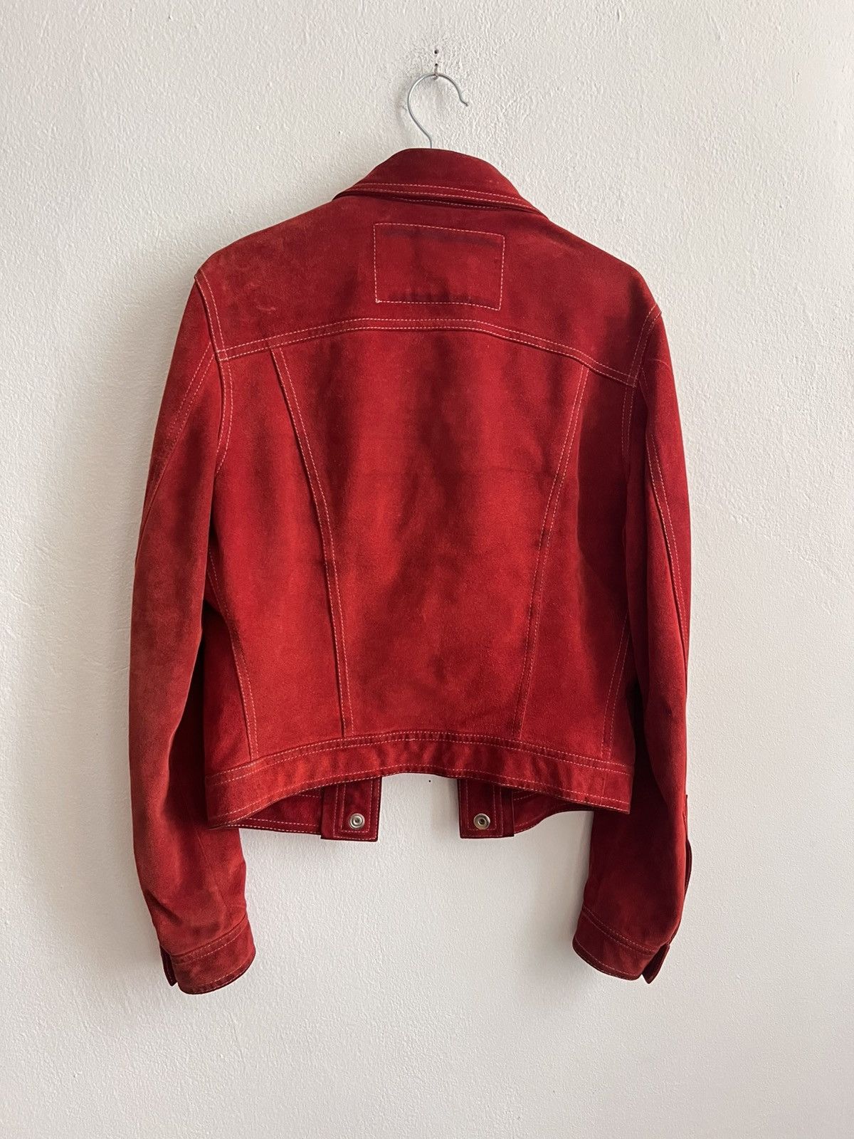 Dolce & Gabbana Vintage Dolce & Gabbana suede button up jacket Size L / US 10 / IT 46 - 8 Thumbnail