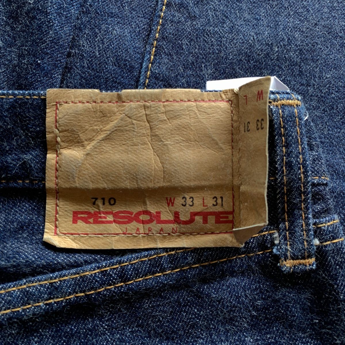 RESOLUTE Resolute Japan 710 Selvedge Denim Pants Size US 33 - 12 Thumbnail