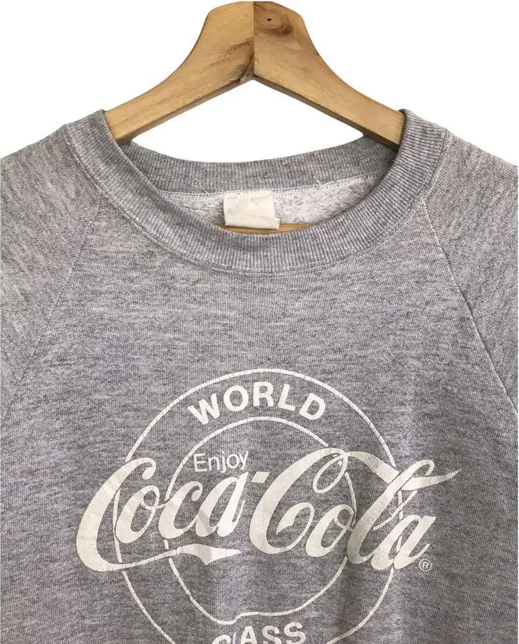 Coca Cola Vintage 90's Coca Cola x Fruit Of The Loom Sweatshirts Size US M / EU 48-50 / 2 - 3 Thumbnail