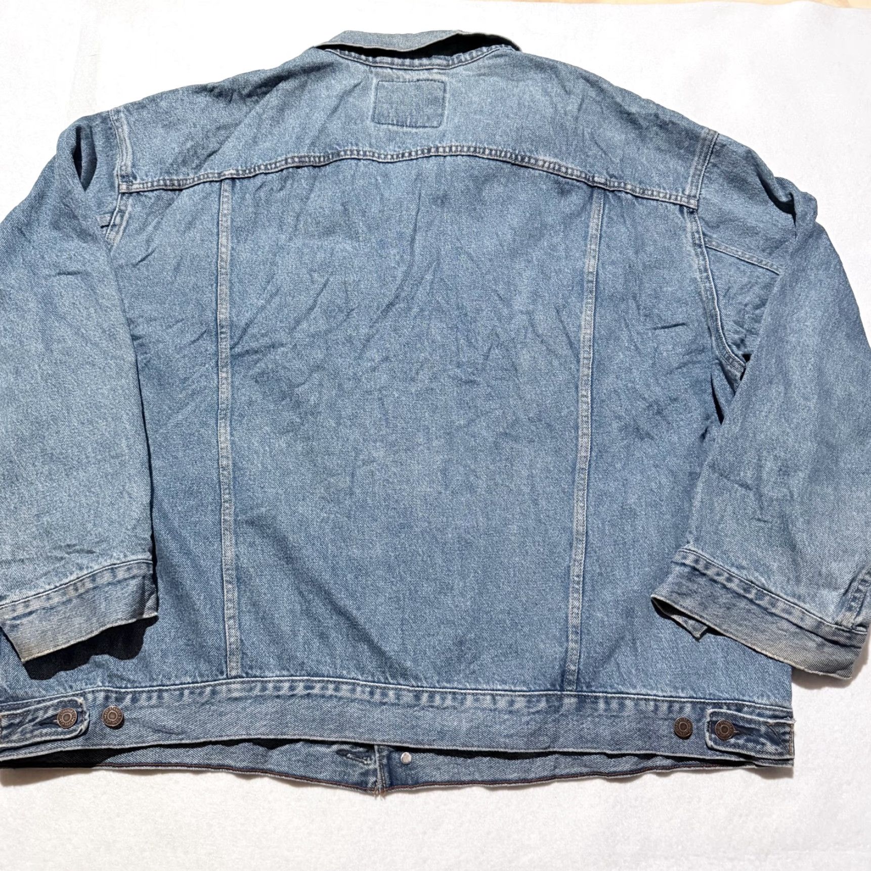 Levi's VINTAGE Levi Strauss Signature Trucker Jacket Men's Blue Denim Western Classic - 3XL Size US XXL / EU 58 / 5 - 2 Thumbnail