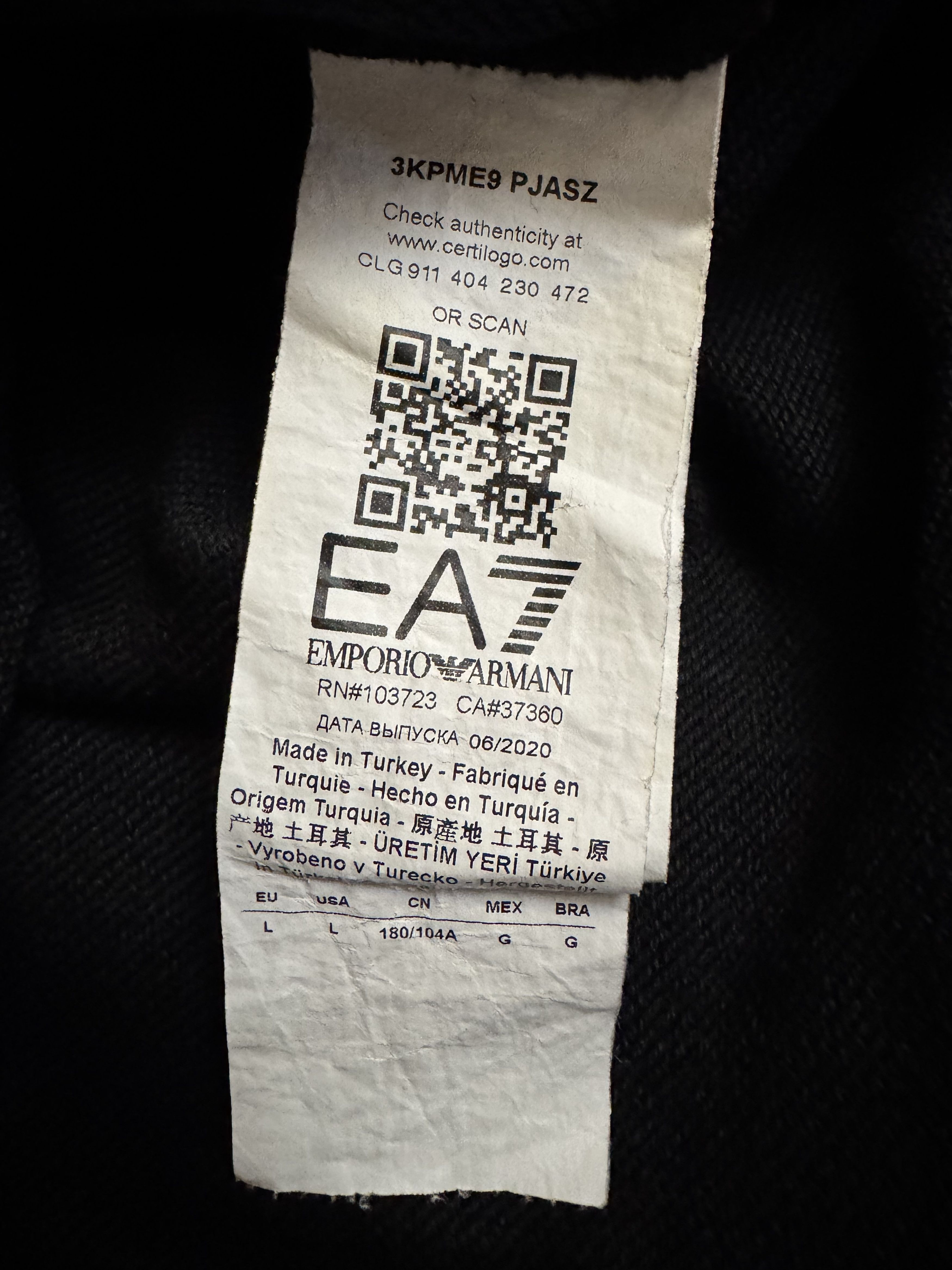 Emporio Armani EA7 Emporio Armani Crewneck Sweatshirt Size US L / EU 52-54 / 3 - 4 Thumbnail