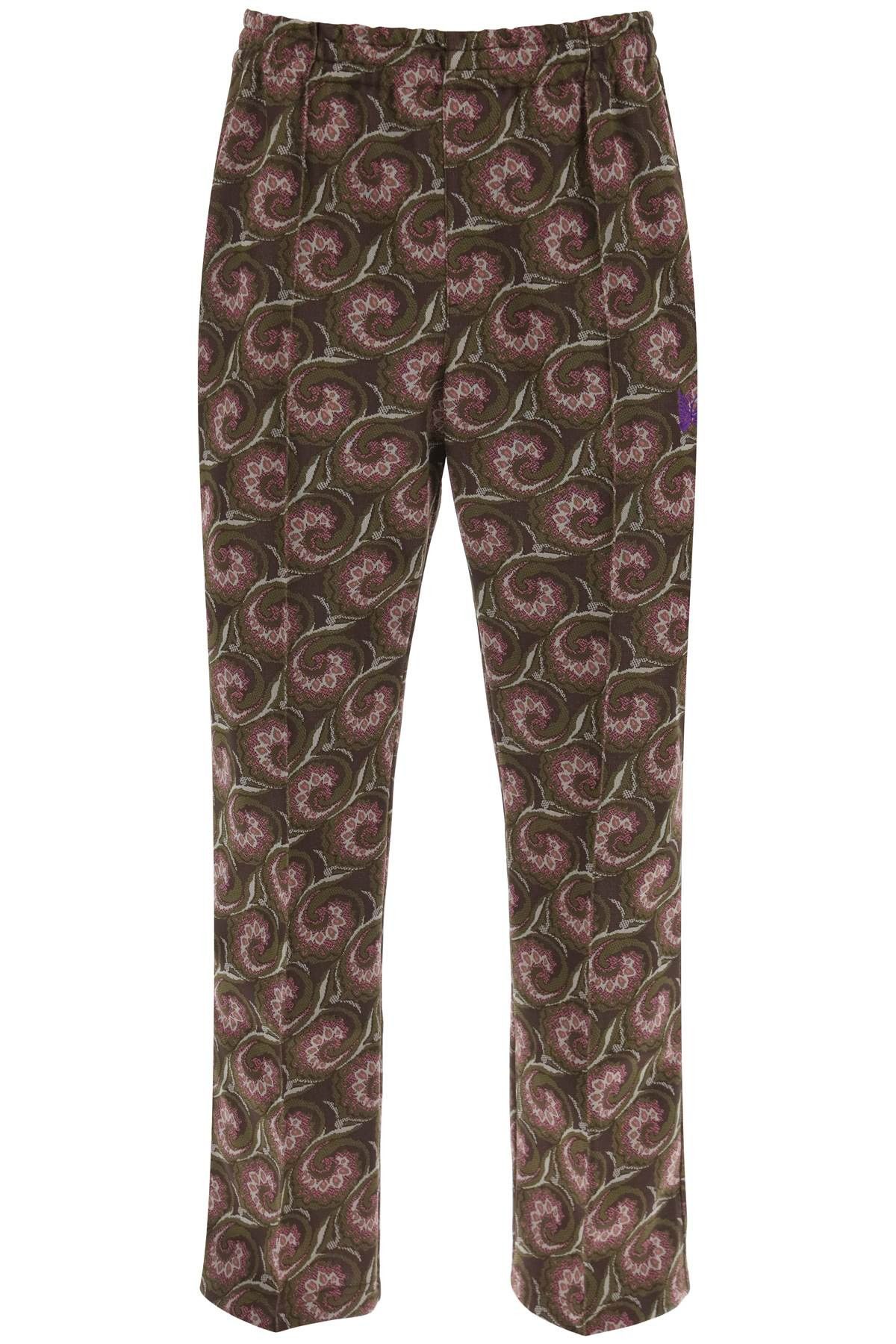 image of Baracuta Jacquard Jersey Track Pants in Marrone, Men's (Size 35)