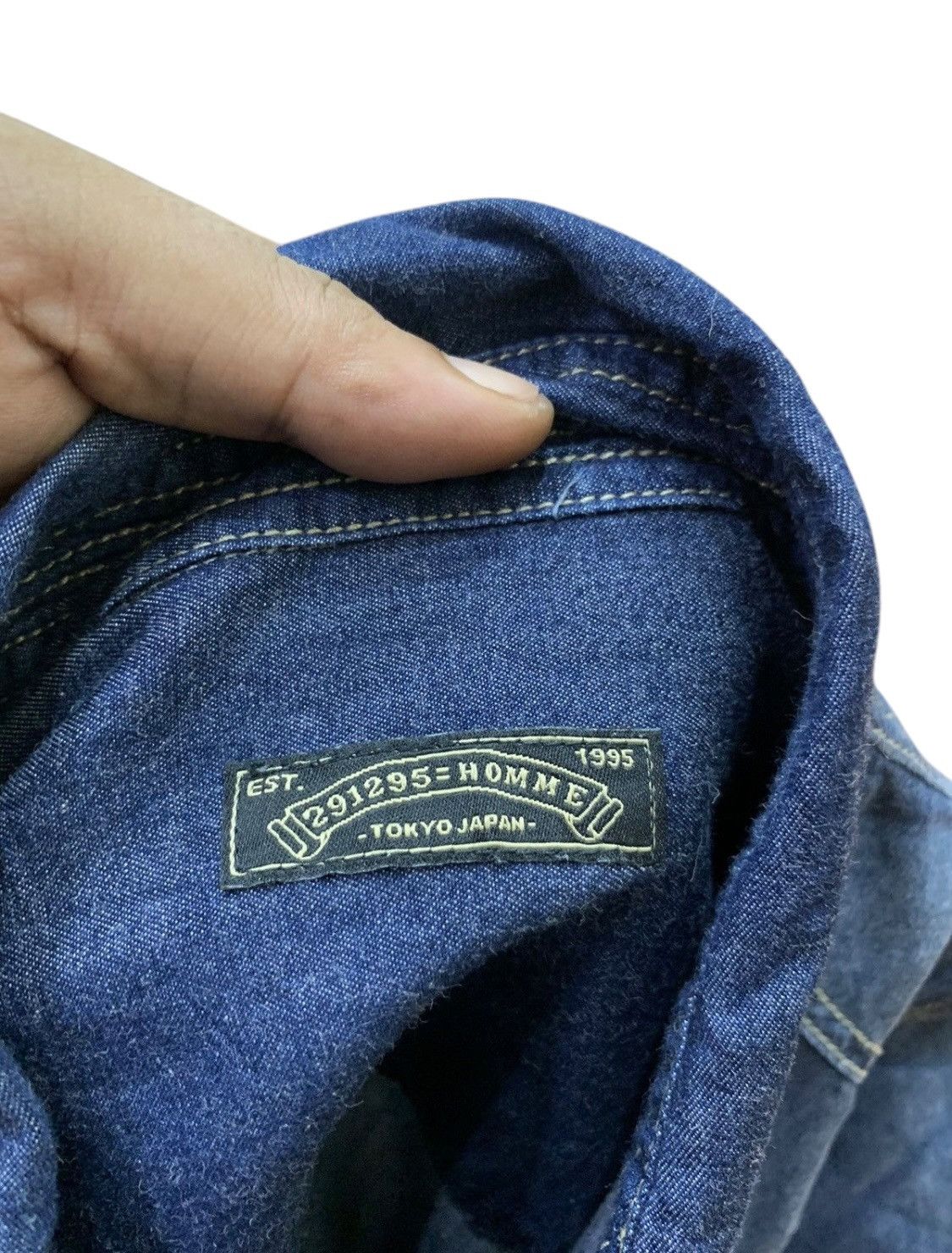Japanese Brand Vtg HOMME Pearl snap button Size US M / EU 48-50 / 2 - 3 Thumbnail