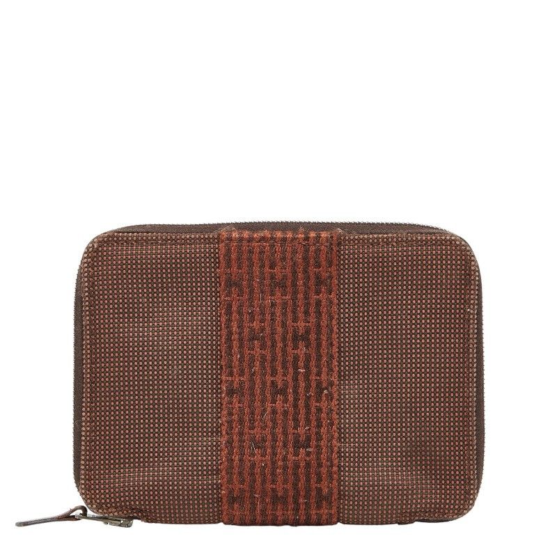 Hermes Hermes Herline Canvas Wallet Canvas Short Wallet DUTY FREE for USA