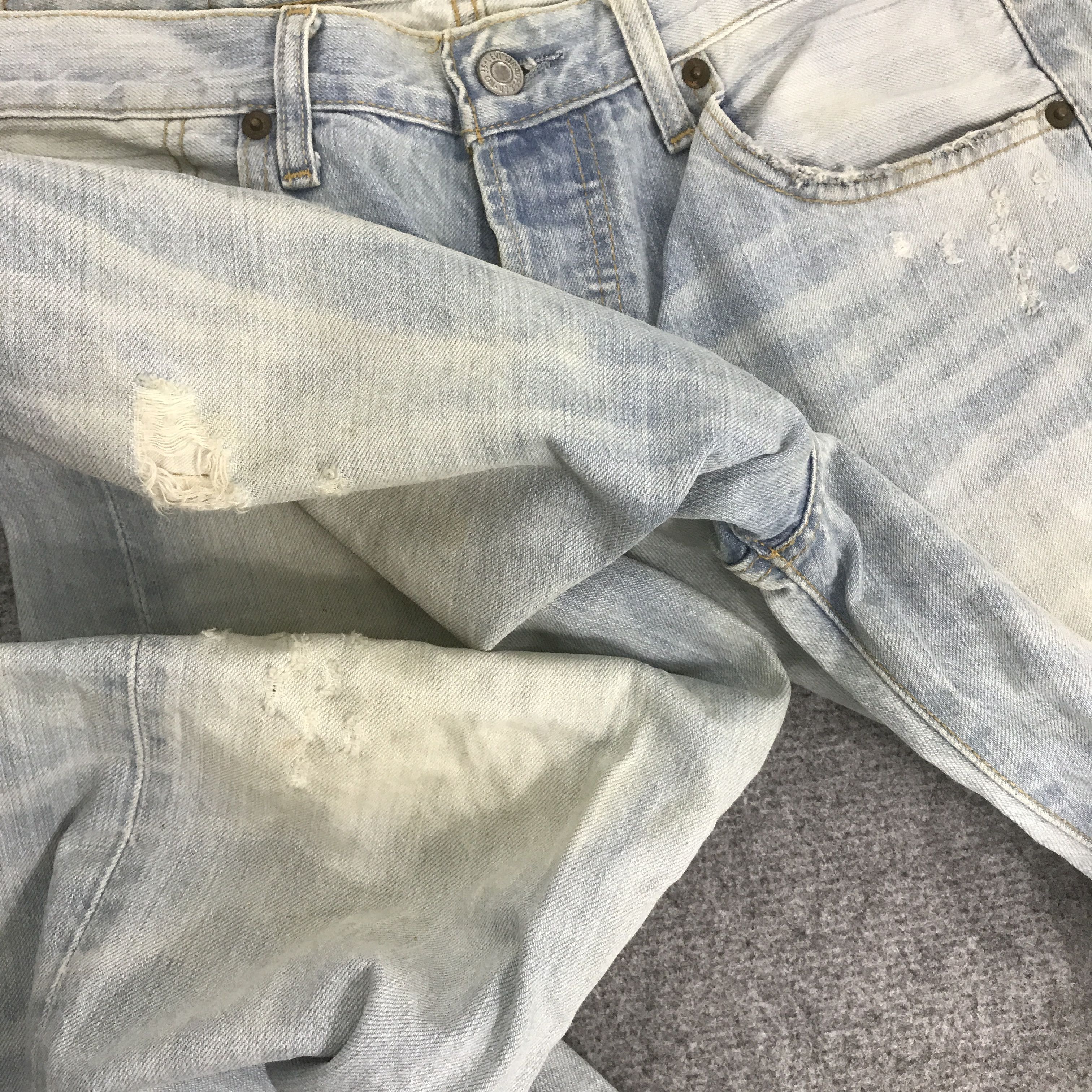 Levi's Vintage Clothing LEVI'S DENIM LIGHT WASH DENIM PANTS K74B6 Size US 30 / EU 46 - 13 Thumbnail