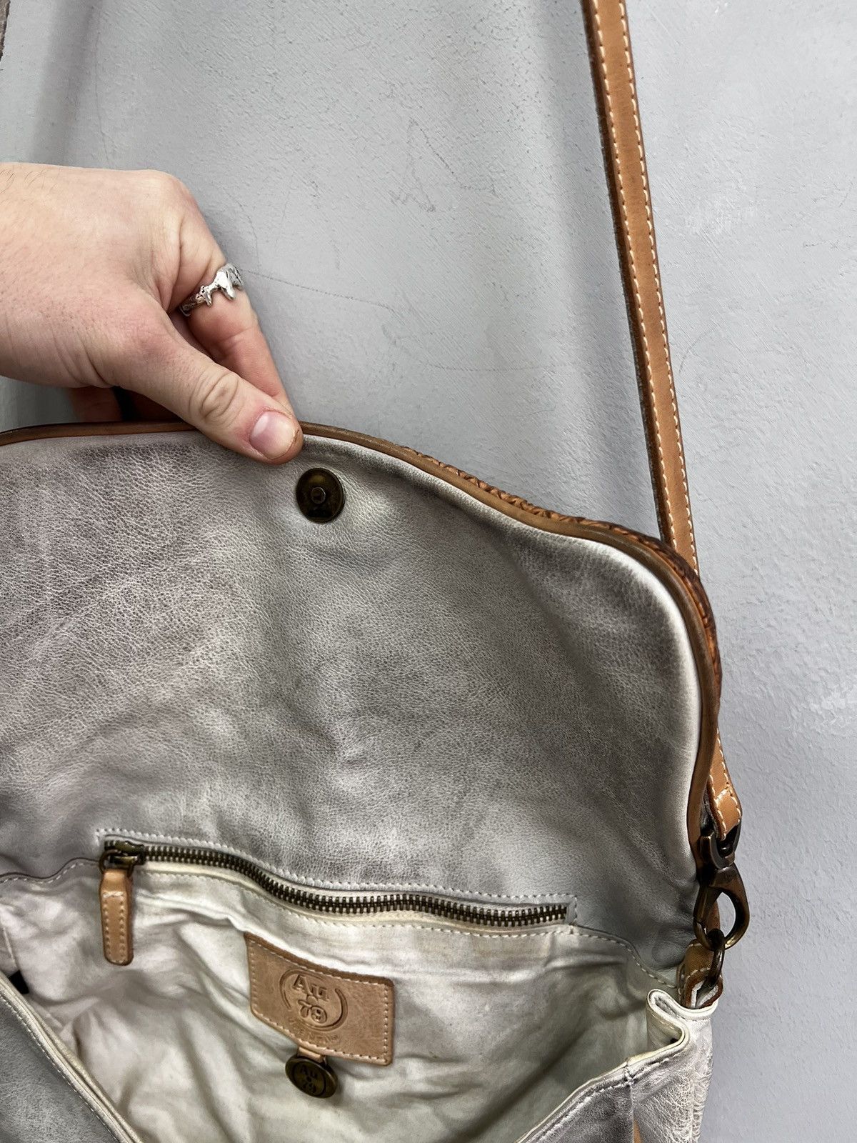 If Six Was Nine × Japanese Brand Avant-Garde Vintage Unisex Leather KMRII Backpack Bag Size ONE SIZE - 12 Thumbnail