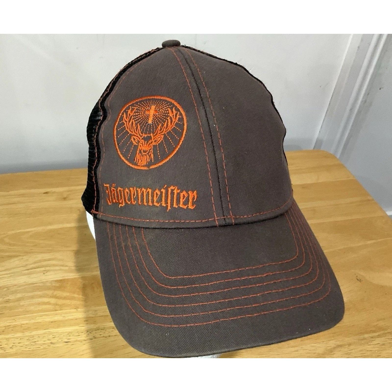 Jagermeister Jägermeister Baseball Orange Stag Logo Adjustable Snapback Size ONE SIZE - 1 Thumbnail