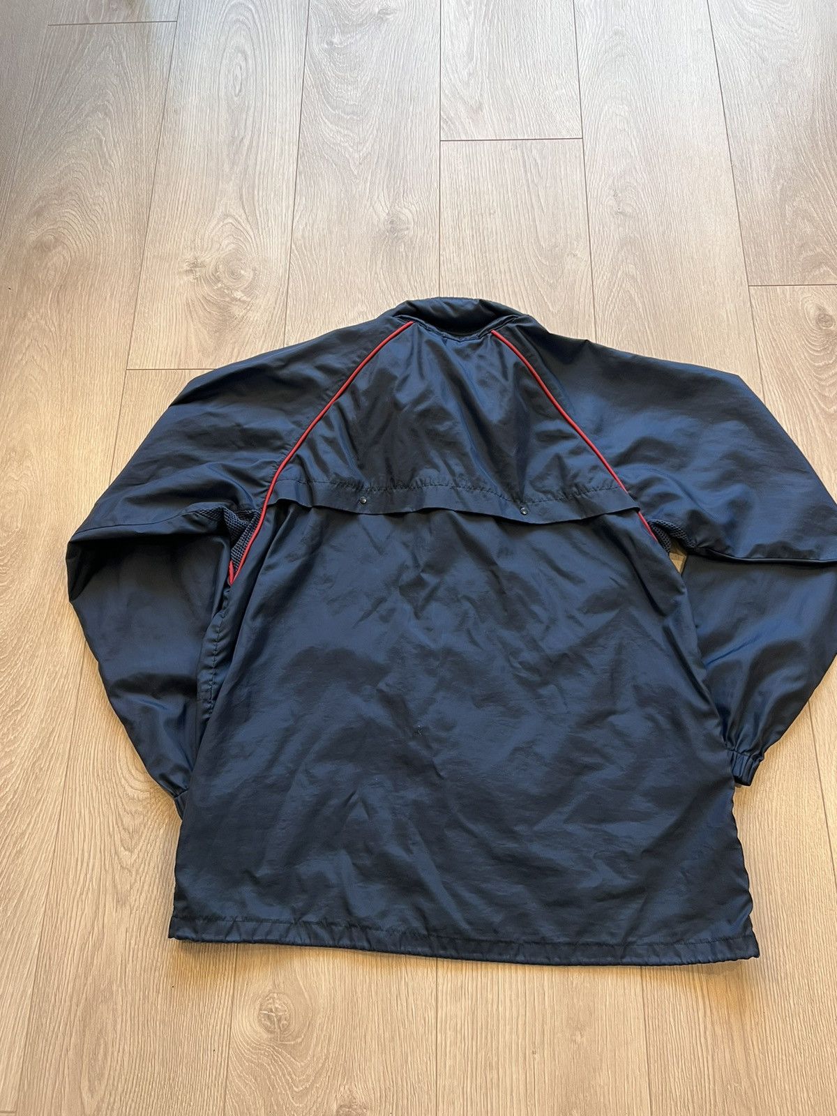 Adidas × Vintage Vintage 70s Adidas Windbreaker Zip Up Jacket Descente w Hood Size US L / EU 52-54 / 3 - 7 Thumbnail