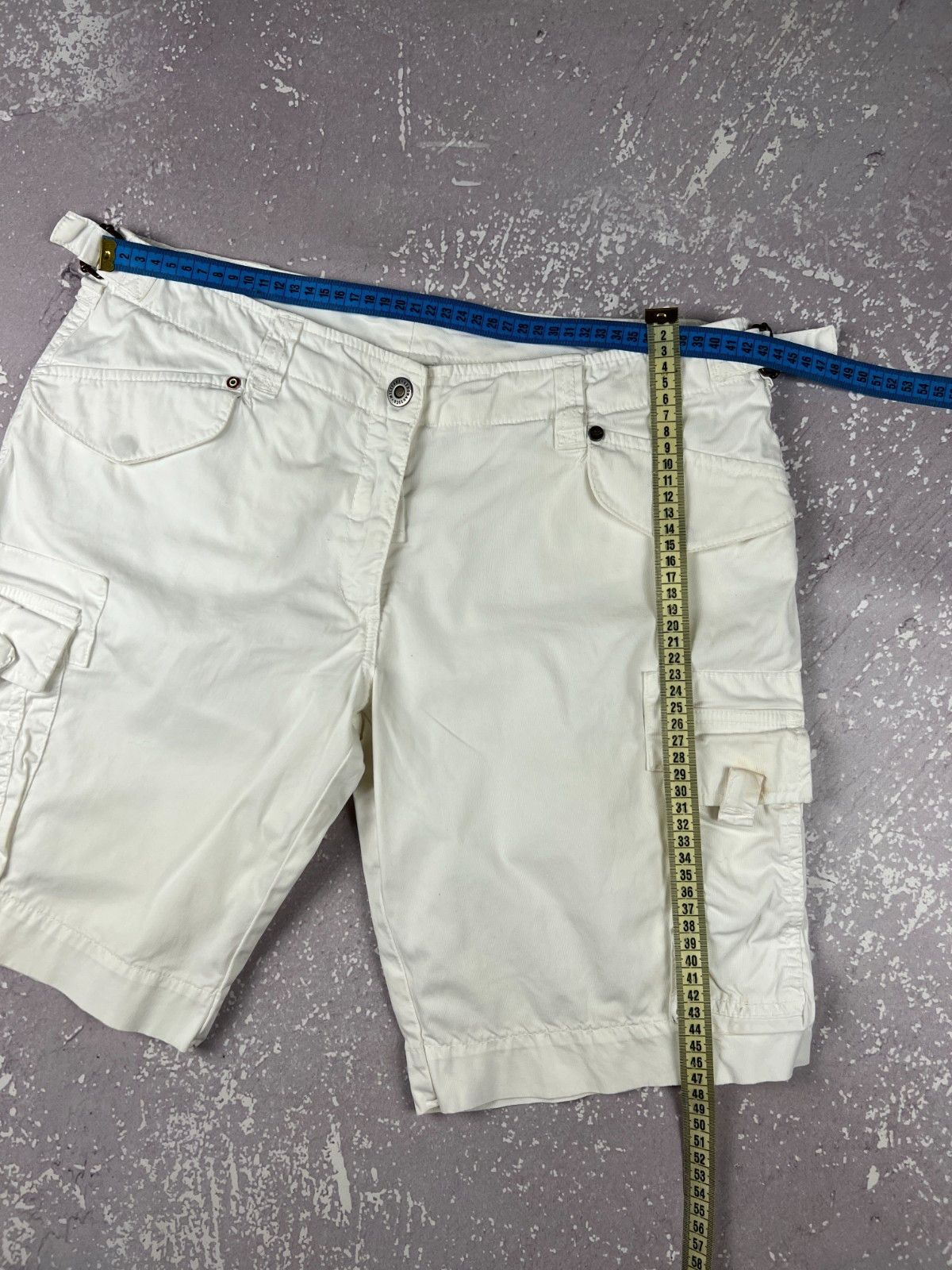 Aeronautica Militare Aeronautica Militare Cotton Cargo Bermuda Shorts Size US 31 - 10 Thumbnail