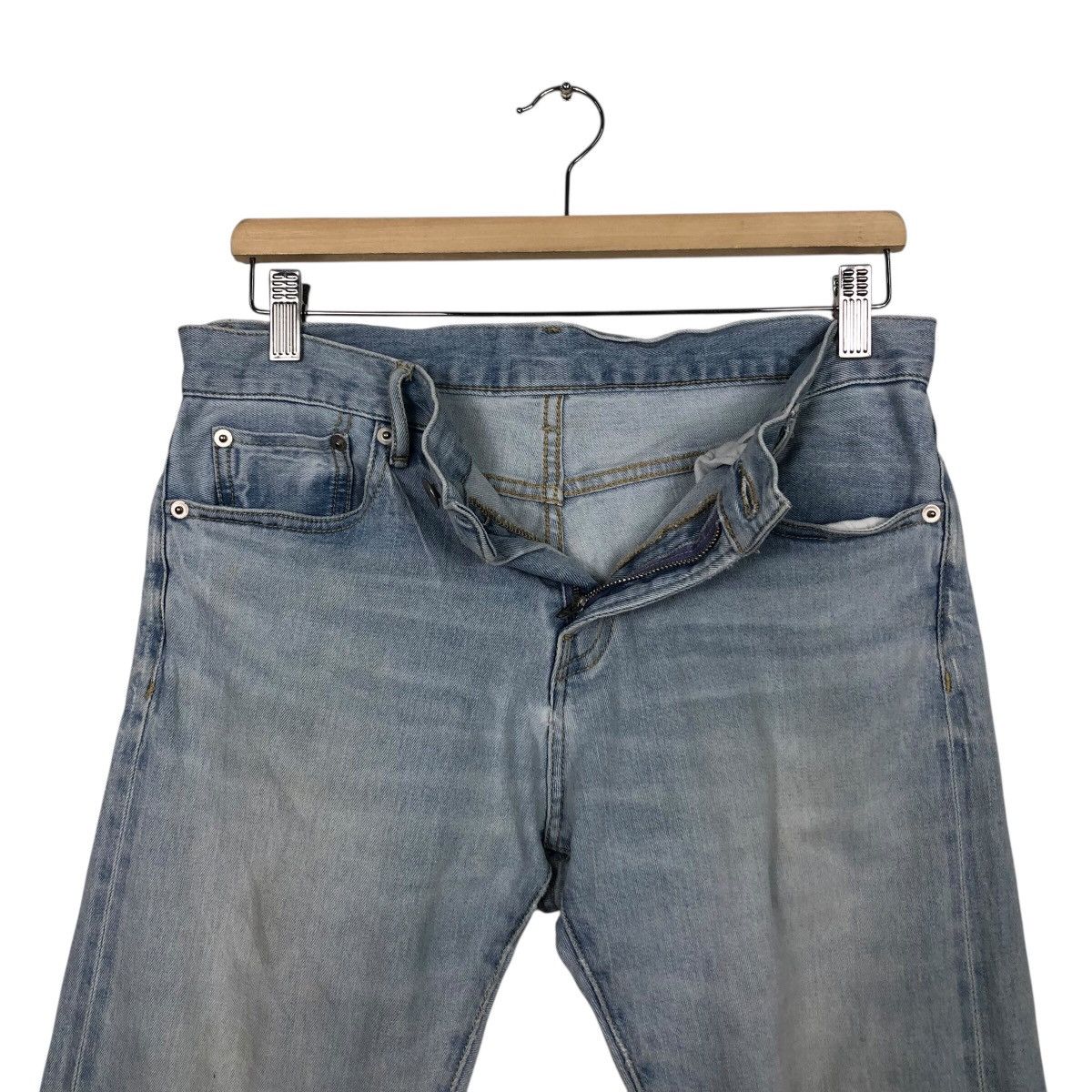 Japanese Brand SHIPS “Destroyed Knee” Slim Denim Issey Miyake Size 30" / US 8 / IT 44 - 18 Thumbnail