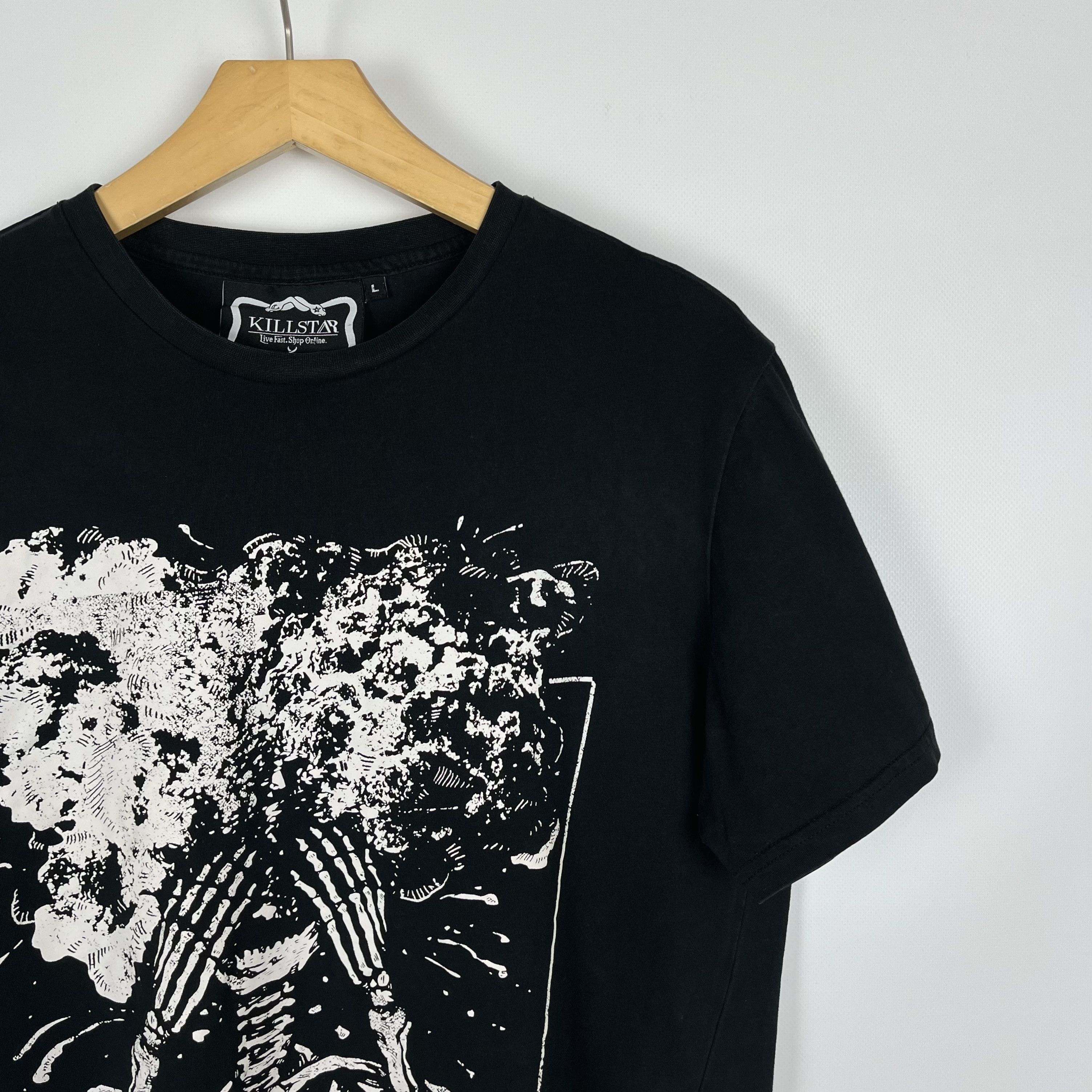 Killstar Killstar Overthinking Big Logo Gothic Art T Shirt Size US L / EU 52-54 / 3 - 2 Thumbnail