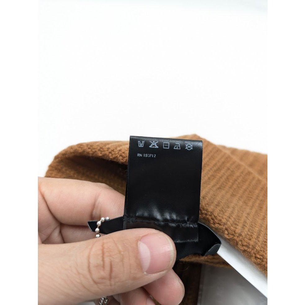 Amiri o1rshd1 Size: OS / "MA" Beanie / Hat in Tan Size ONE SIZE - 9 Thumbnail