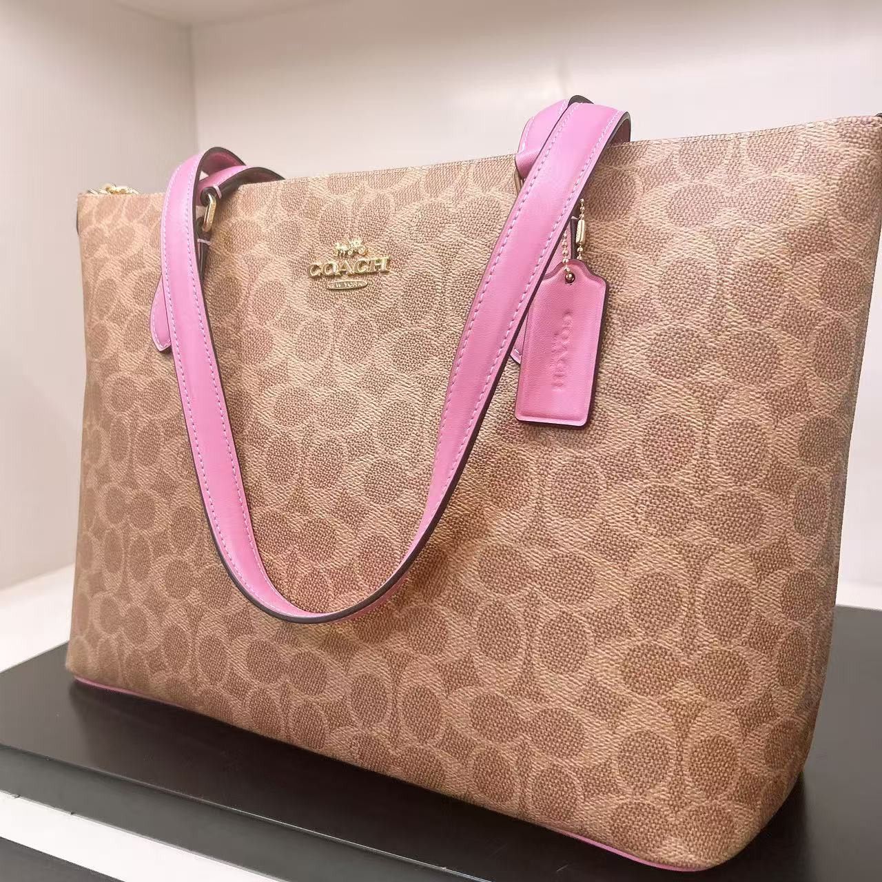 Coach Gallery Tote Bag In Signature Canvas CW381 Size ONE SIZE - 3 Thumbnail