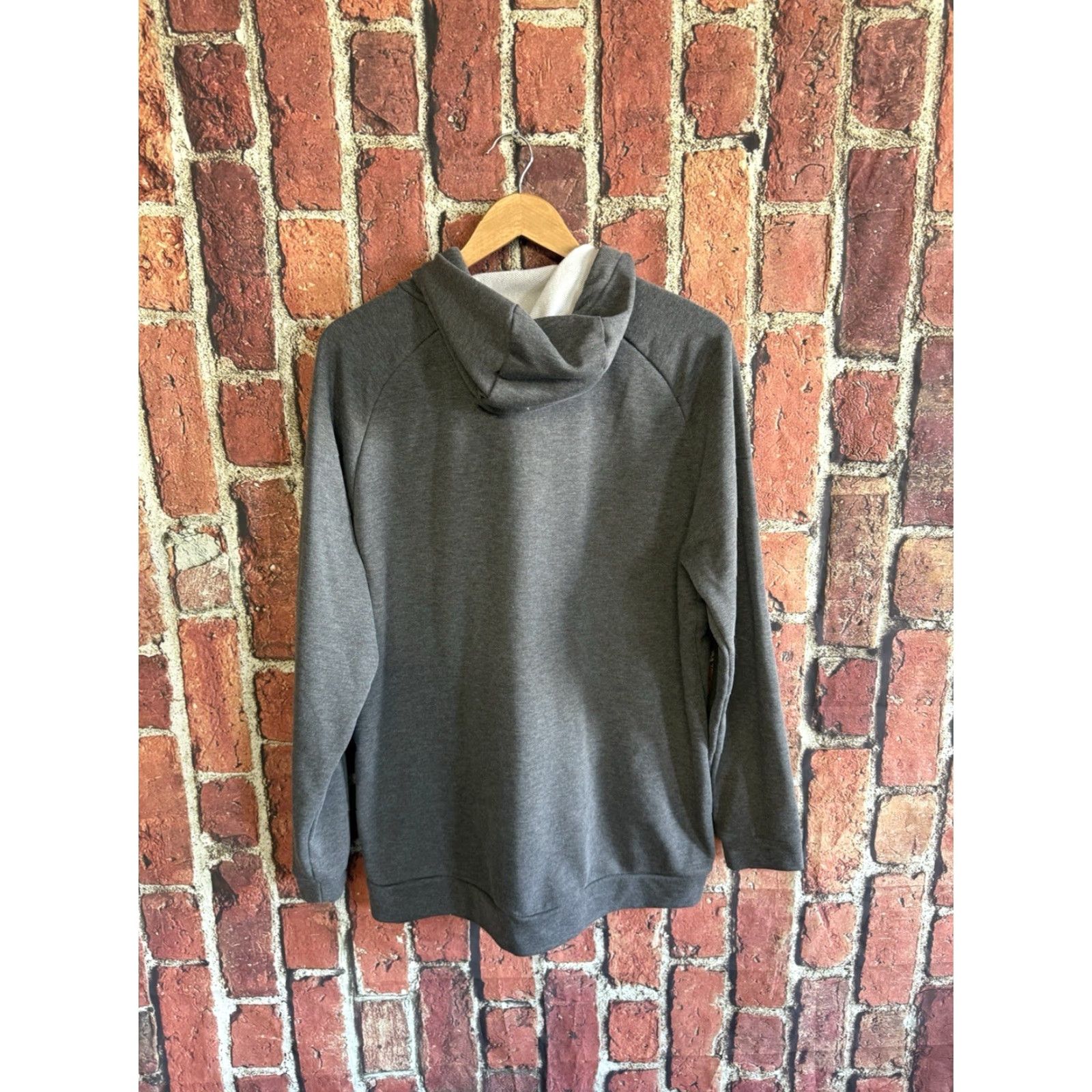 Nike Nike Mens Gray Full Zip Athletic Hooded Sweatshirt XL Dri-Fit Size Size US XL / EU 56 / 4 - 2 Thumbnail