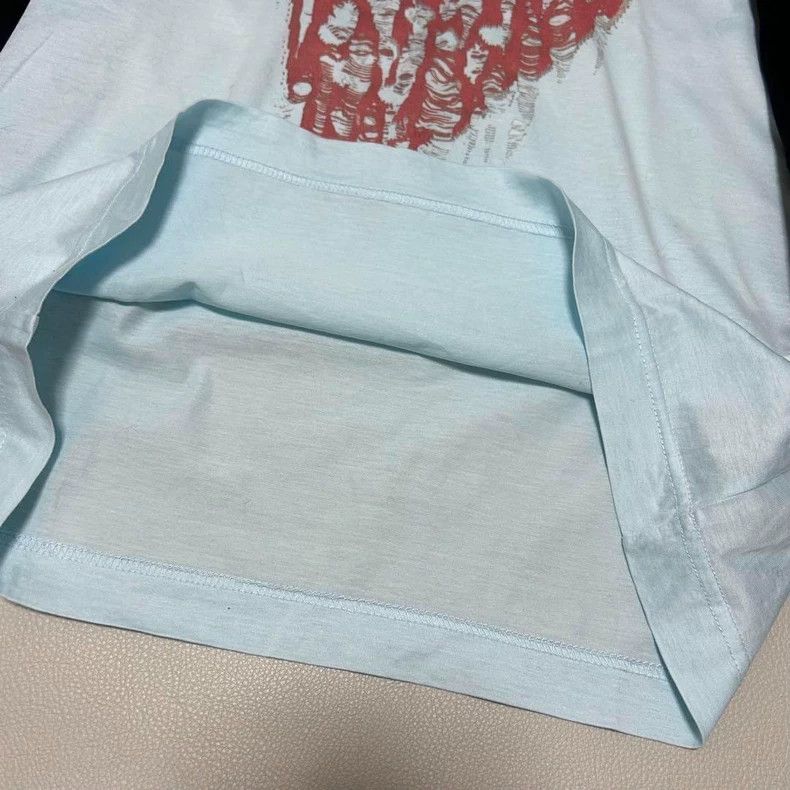 Comme des Garcons Comme Des Garcons Aqua Blue Ragged Strawberry Top Size S / US 4 / IT 40 - 6 Thumbnail