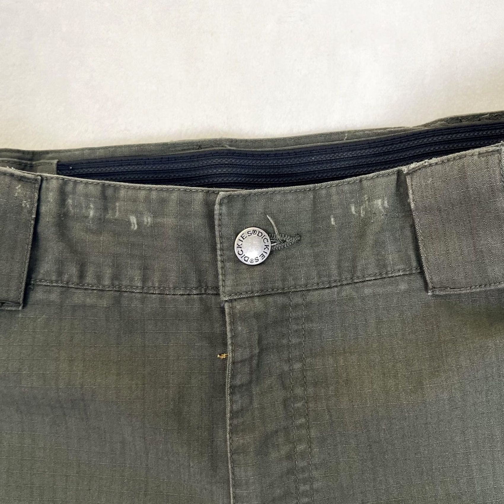 Dickies Dickies Cargo Pants Mens 38x32 Green Relaxed Fit Stretch Ripstop Workwear Size US 38 / EU 54 - 3 Thumbnail