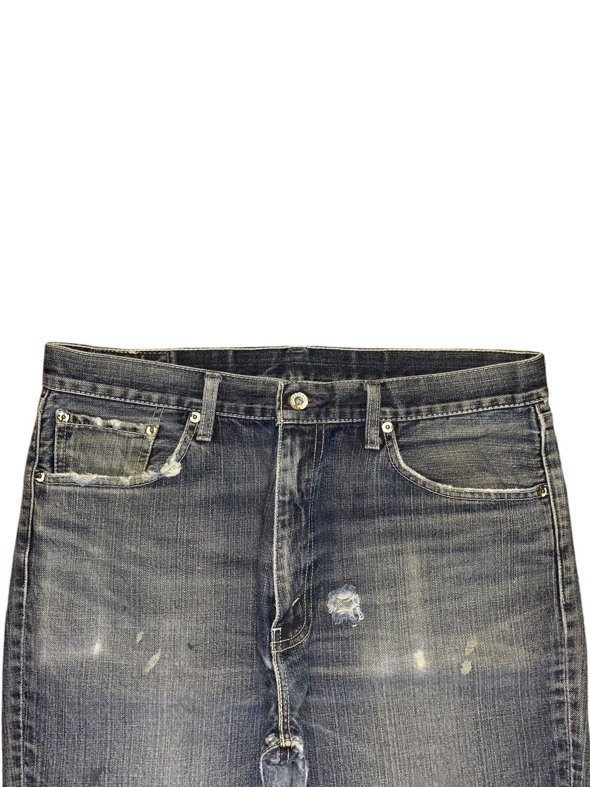 Levi's Vintage 90s Levis 502 Faded Wash Distressed Baggy Jeans Size US 34 / EU 50 - 4 Thumbnail