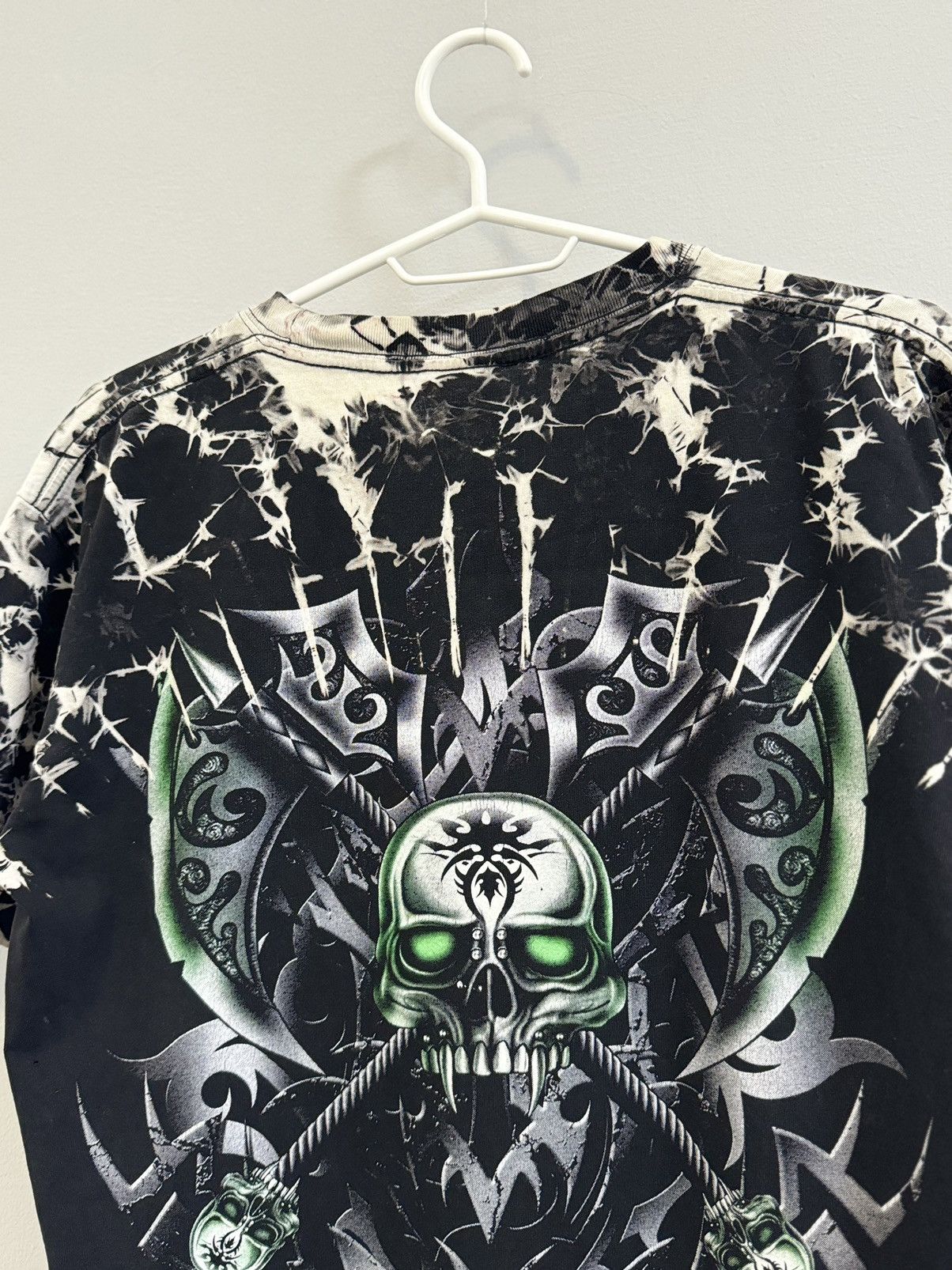 Band Tees Y2K Grim Reaper Skull Demon Emo Grunge Tee phosphorus Size US S / EU 44-46 / 1 - 9 Thumbnail