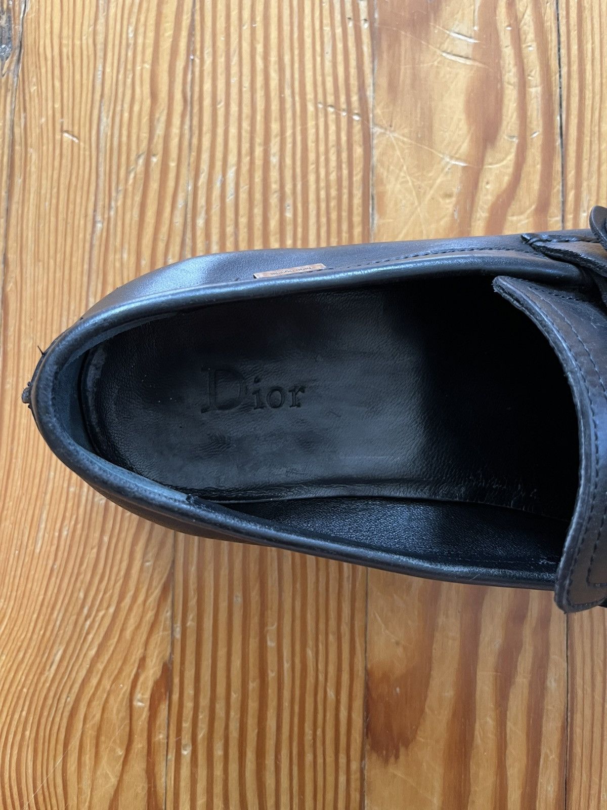 Dior Dior Homme Hedi Slimane Bondage Strap Loafer Leather Black Size US 8 / EU 41 - 5 Thumbnail
