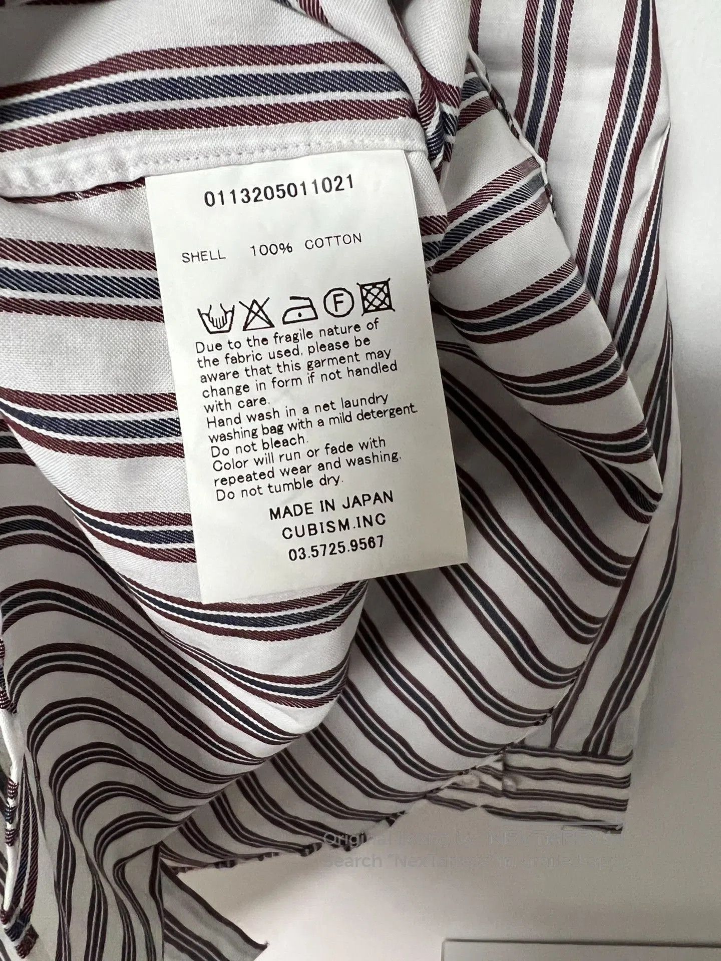 Visvim visvim v+v b.d Striped Shirt. Size US L / EU 52-54 / 3 - 7 Thumbnail
