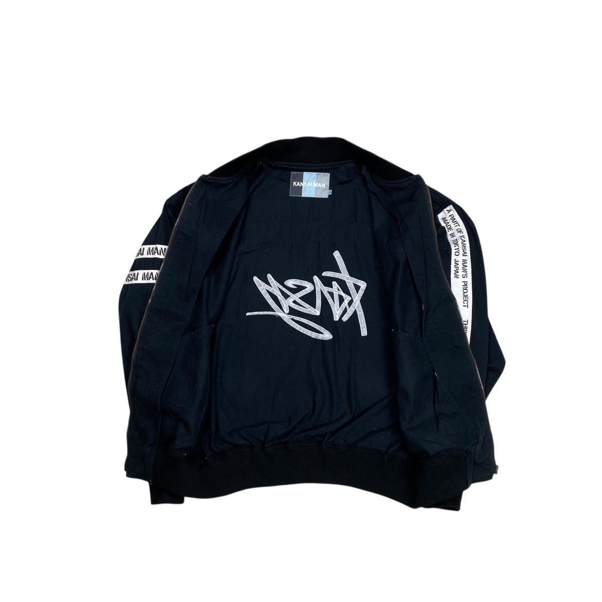 Kansai Yamamoto Kansai Man Embroidery Bomber Jacket Size US L / EU 52-54 / 3 - 3 Thumbnail
