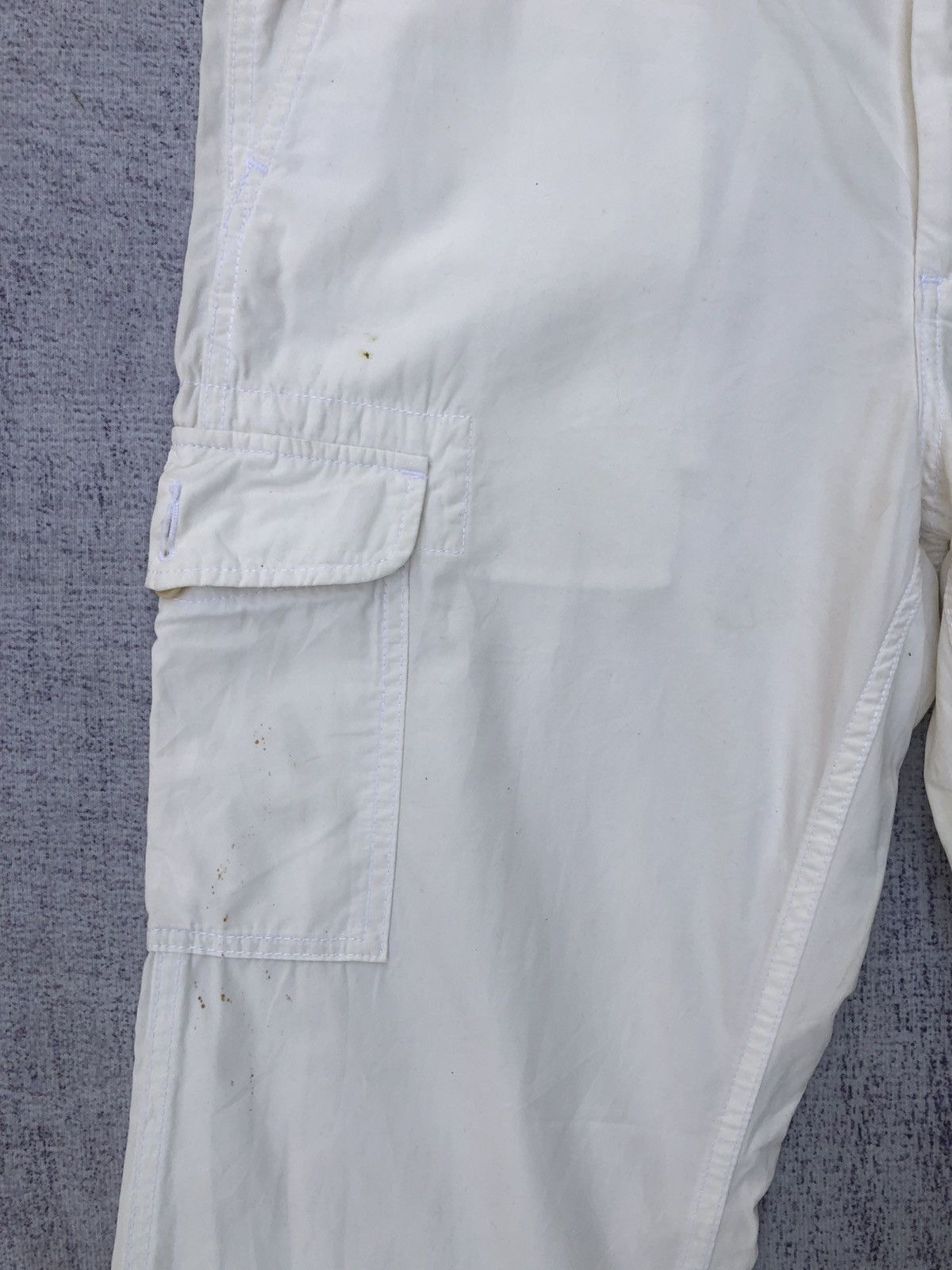 Designer × Japanese Brand Very Rare Cargo Pants Faded White Multipocket Tactical Size US 36 / EU 52 - 7 Thumbnail