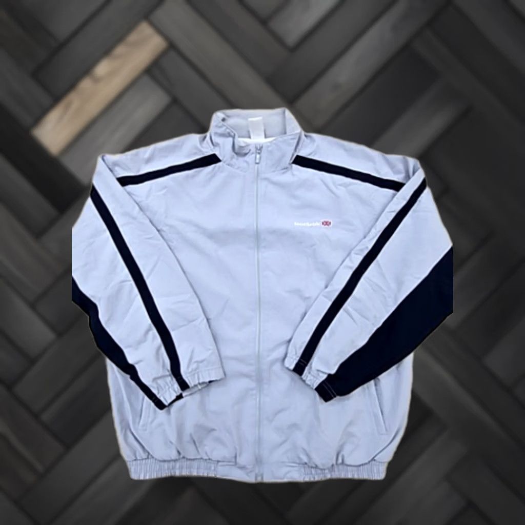 Reebok Reebok Men's Grey Track Jacket M Full Zip Union Jack Size US M / EU 48-50 / 2 - 1 Thumbnail