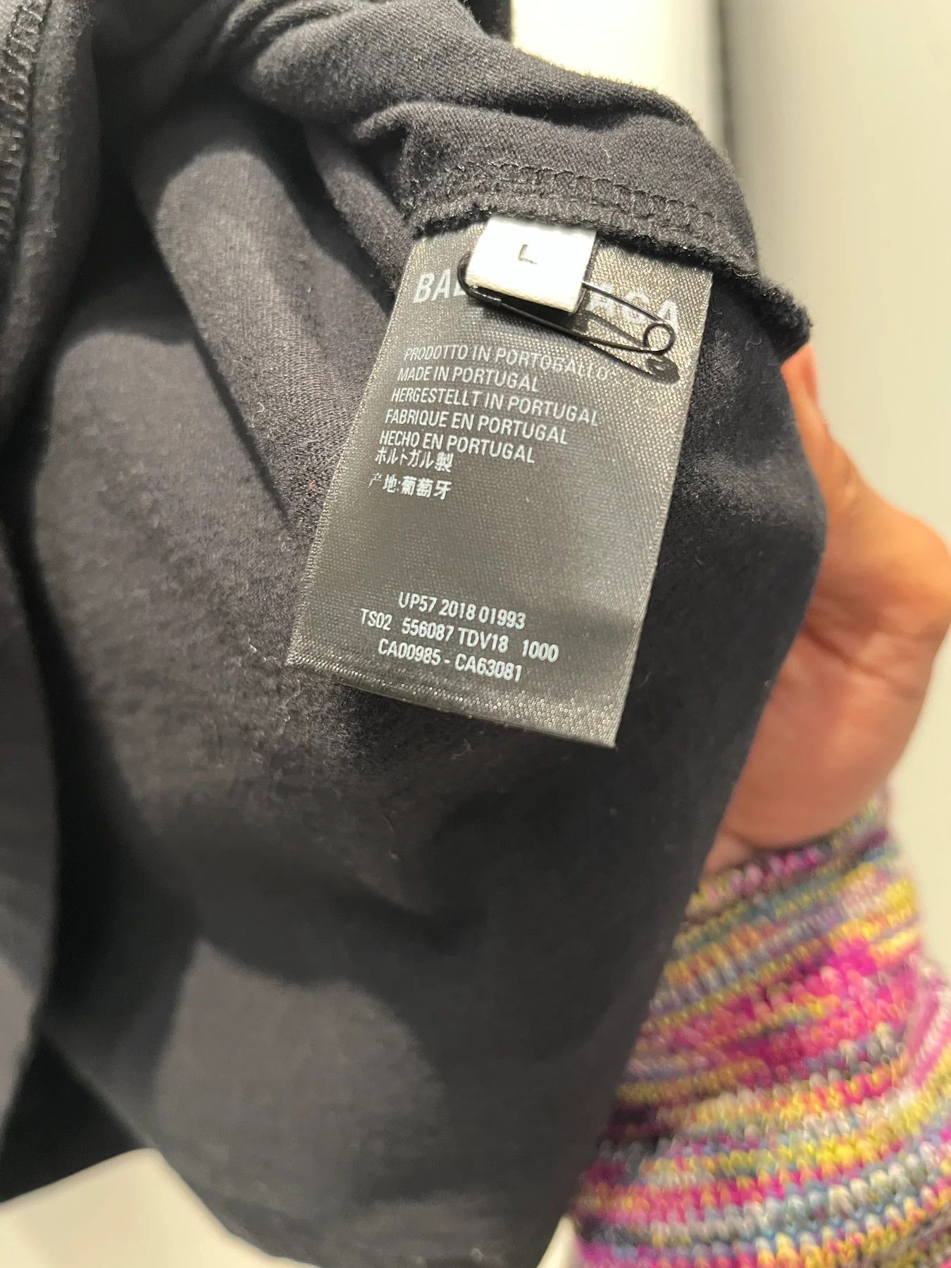 Balenciaga "YOU ARE THE WORLD" Baby Ringer Tee Size S / US 4 / IT 40 - 3 Thumbnail