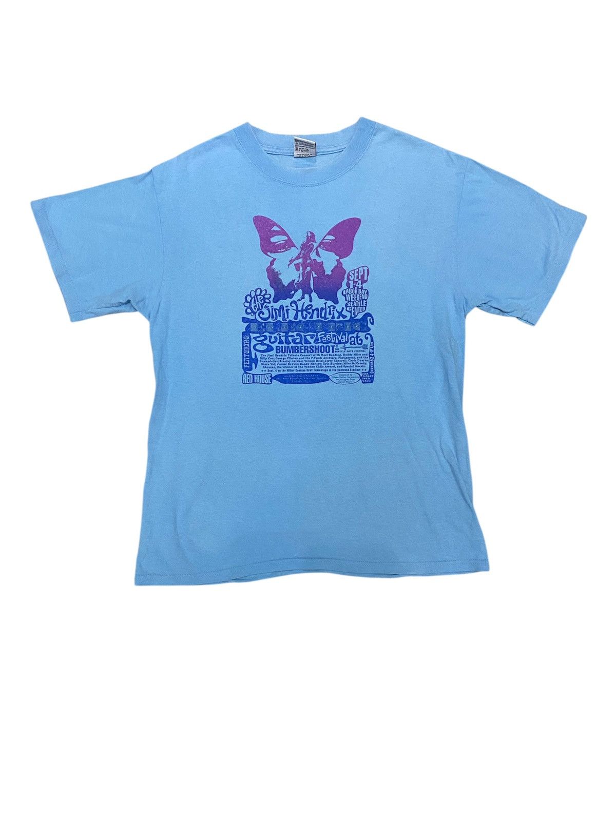 Band Tees 1995 Jimi hendrix guitar festival at bumbershoot Size US M / EU 48-50 / 2 - 1 Thumbnail