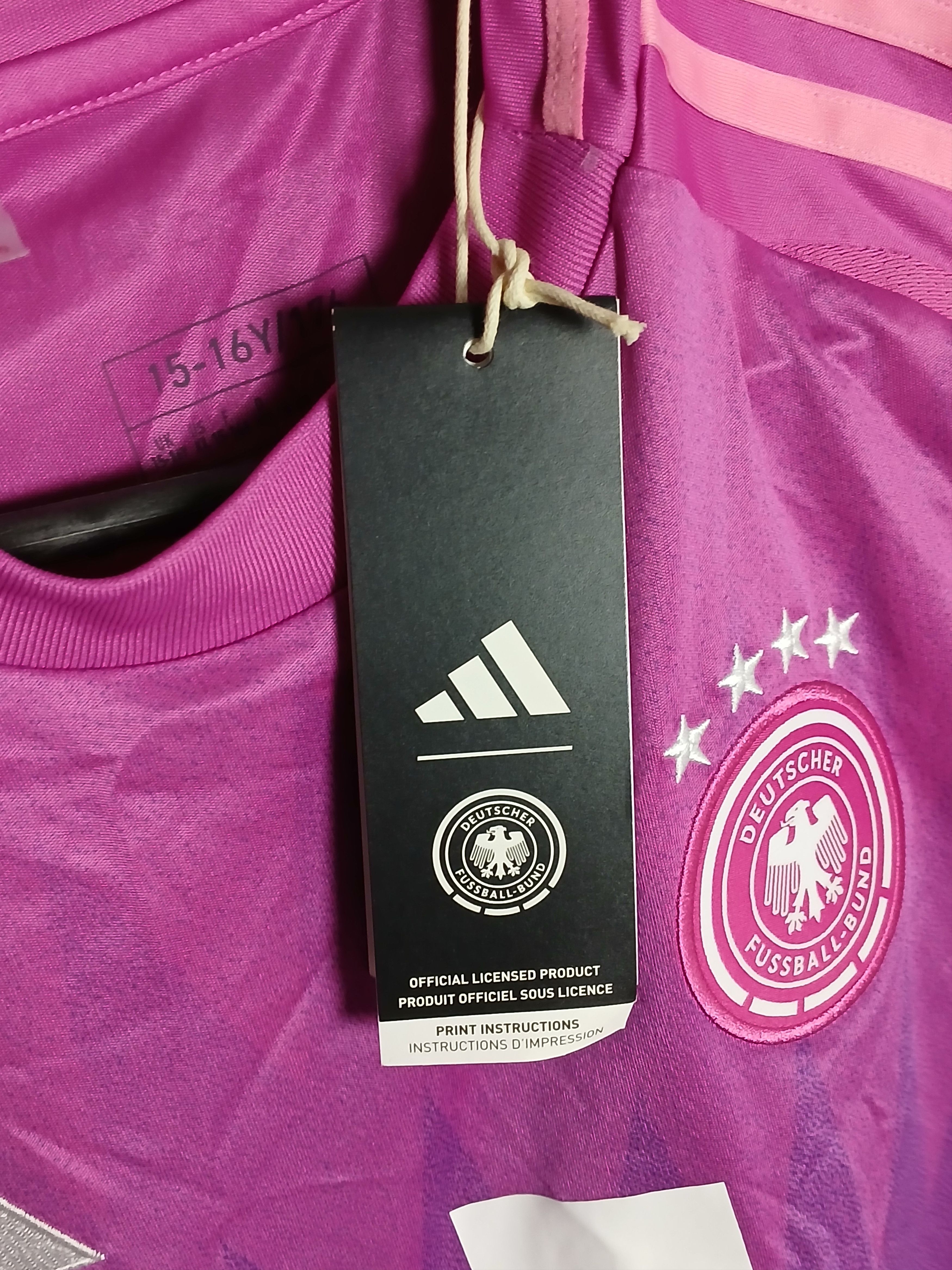 Adidas KIDS Germany National Team 24/25 Away Football Jersey Size US S / EU 44-46 / 1 - 10 Thumbnail