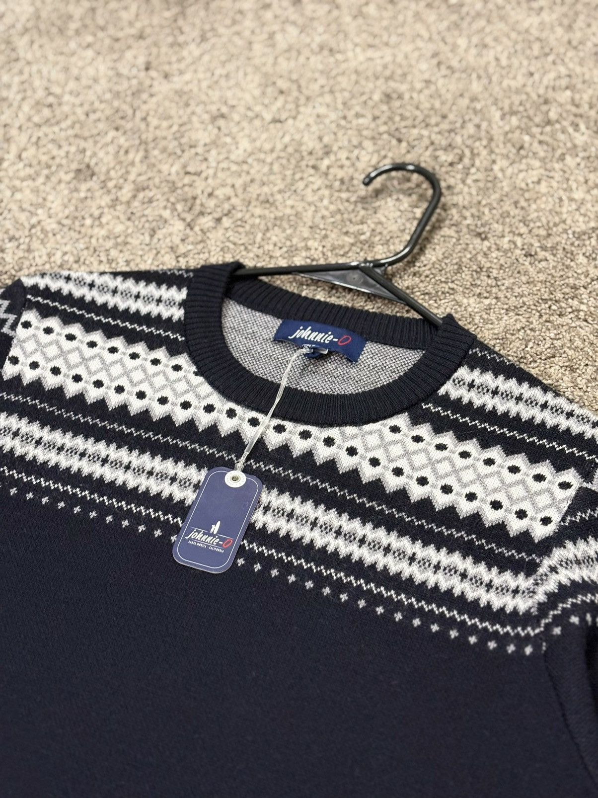 johnnie-O Johnnie-O Sweater Men’s Size Medium Wool Crewneck Navy Blue Size US M / EU 48-50 / 2 - 4 Thumbnail