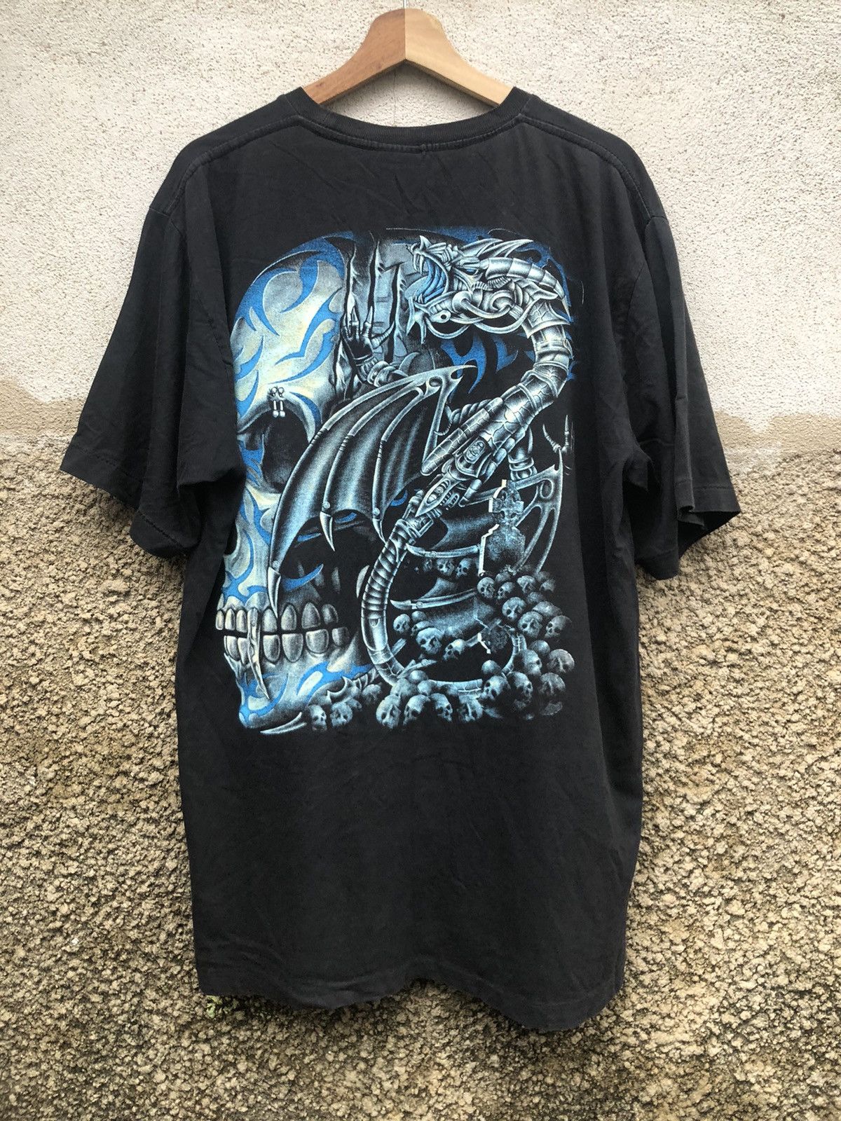 Vintage Vintage 90s Skulls Tshirt Size US L / EU 52-54 / 3 - 2 Thumbnail