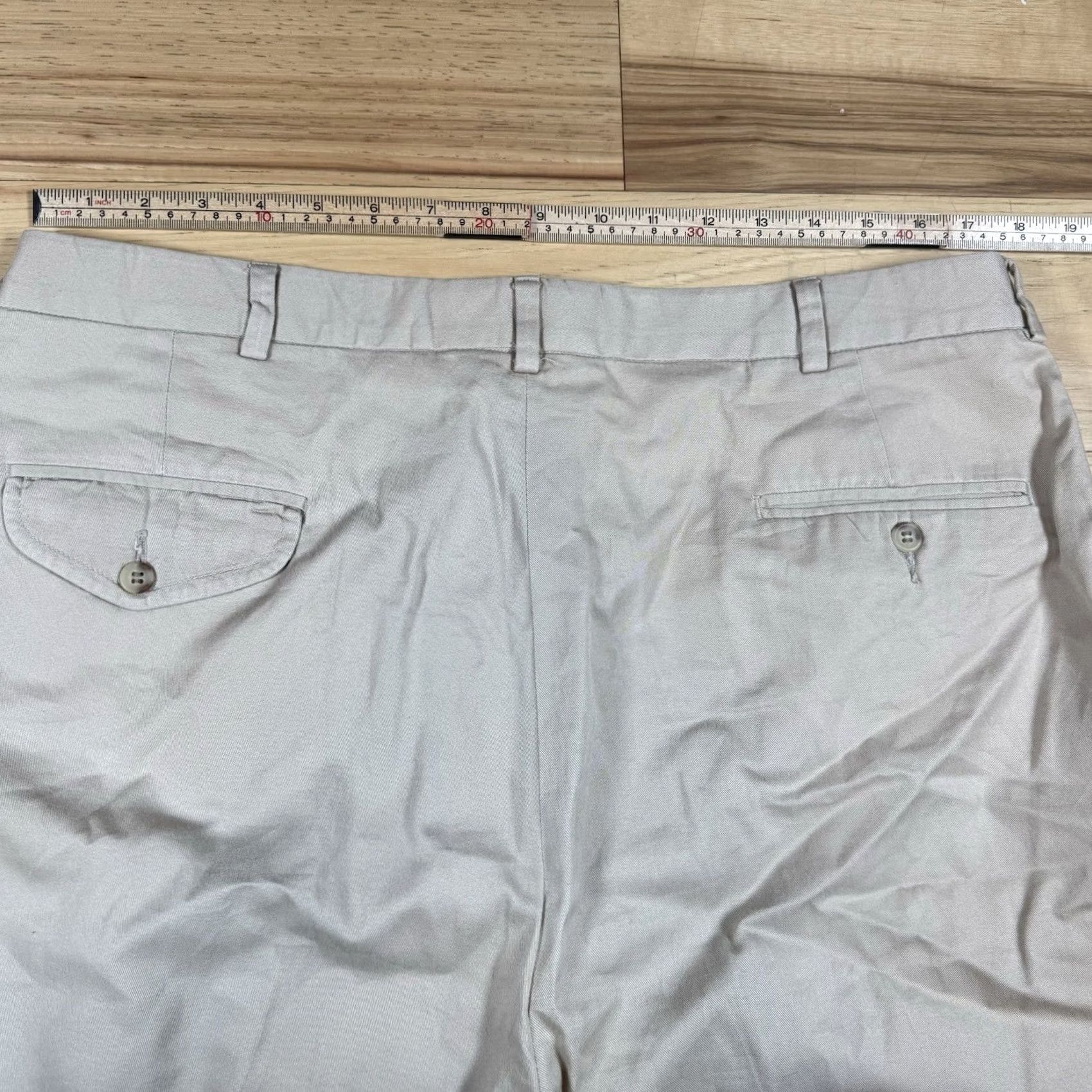 Polo Ralph Lauren VINTAGE Polo Ralph Lauren Dress Pants Mens 35x30 Khaki Beige Chino USA Made Size US S / EU 44-46 / 1 - 7 Thumbnail
