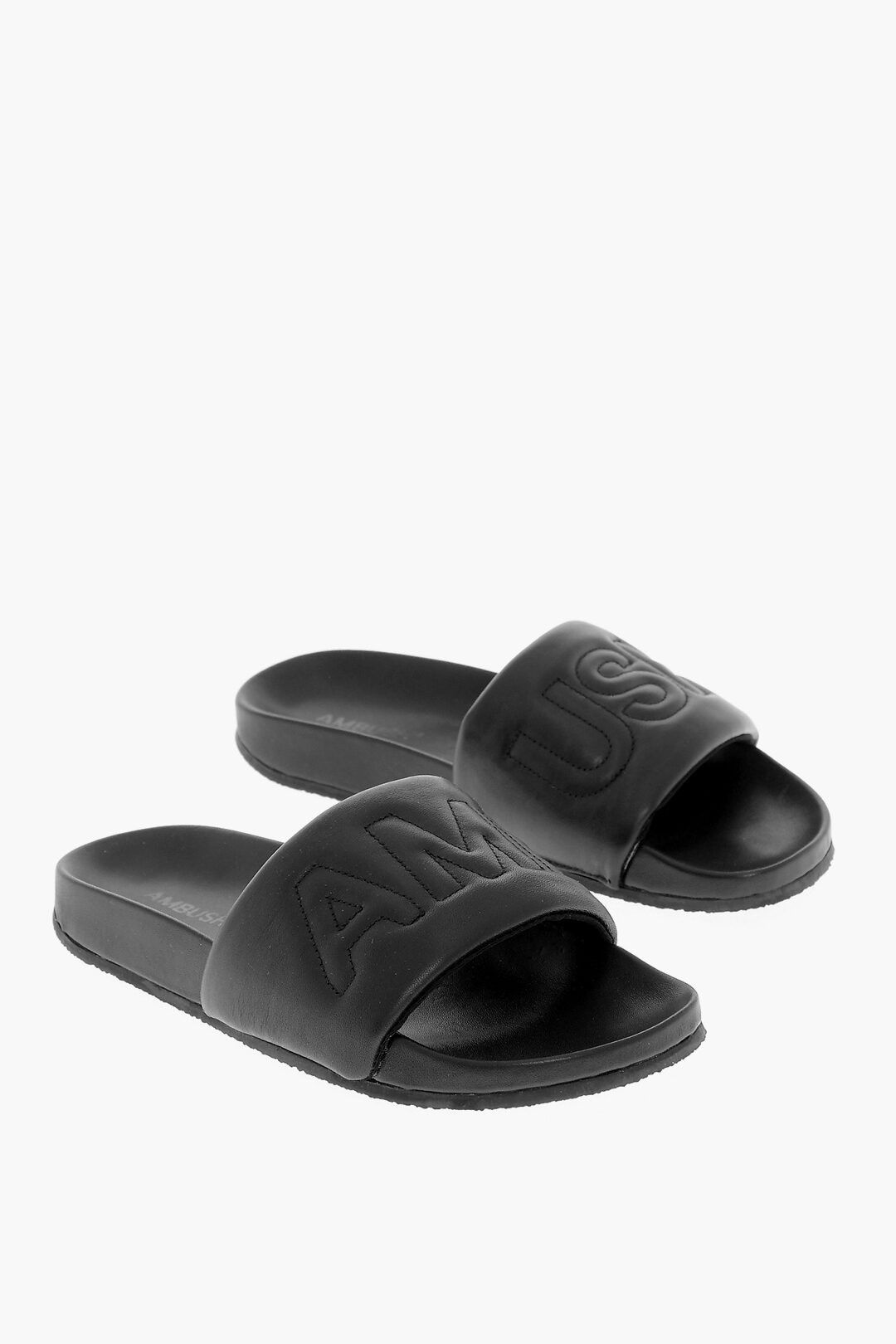 Ambush Design og1mm0925 Leather Slides in Black Size US 10 / EU 43 - 2 Thumbnail