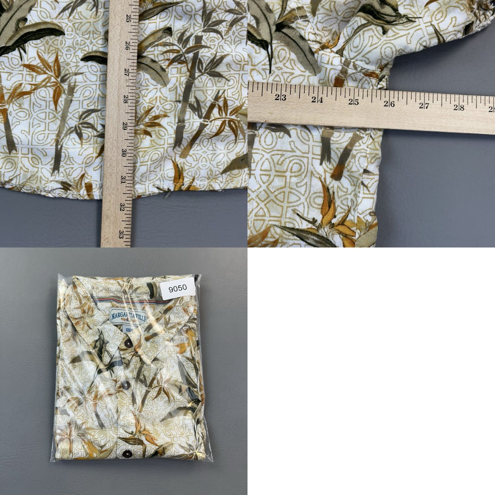 Paradise Margaritaville Shirt Mens 2XL Rayon Birds Of Paradise Floral Print Hawaiian Shirt Size US XXL / EU 58 / 5 - 8 Thumbnail